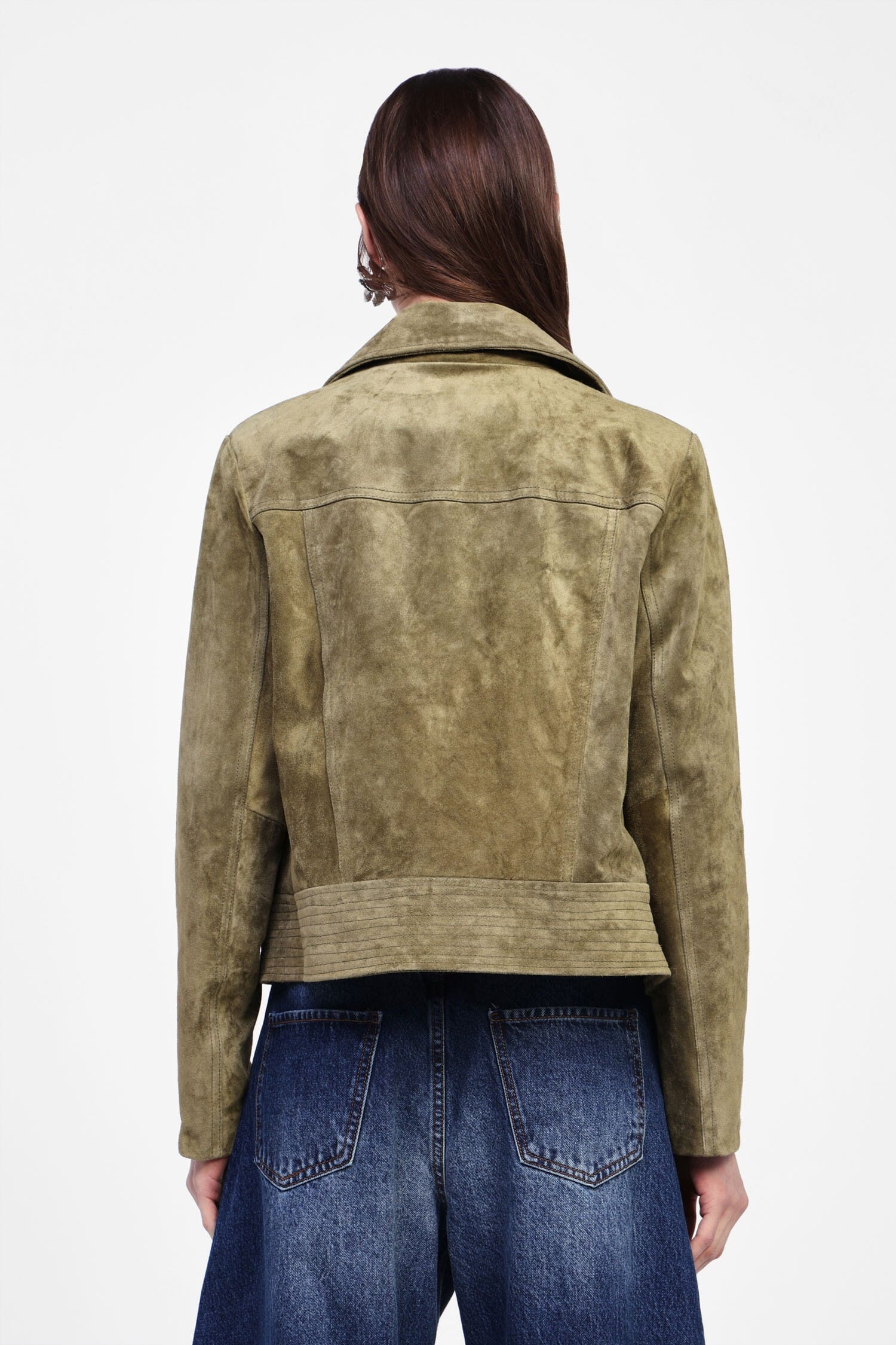 Giacca Pelle Con Collo Classico Dixie