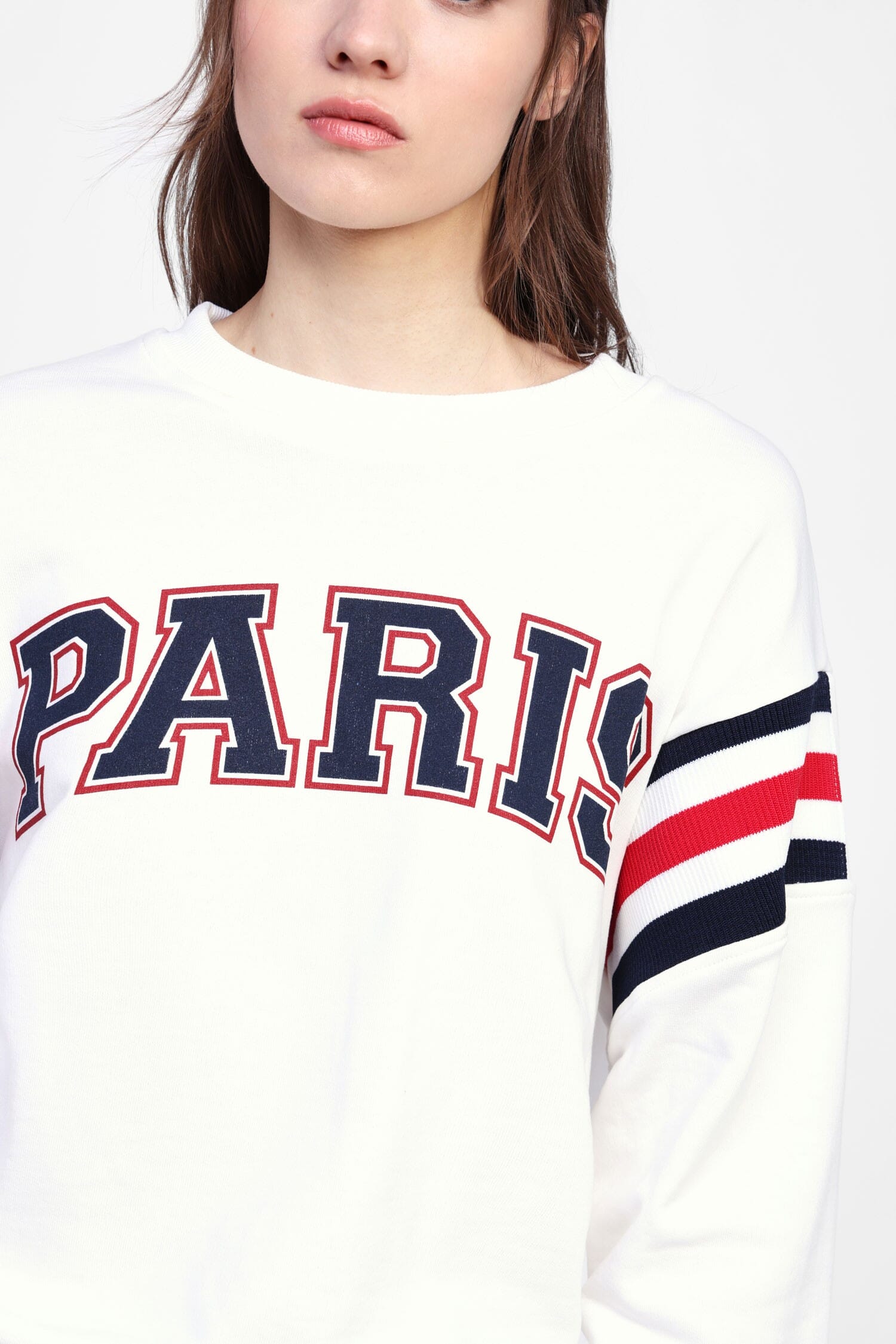 Sweatshirt With Dixie Striped Details