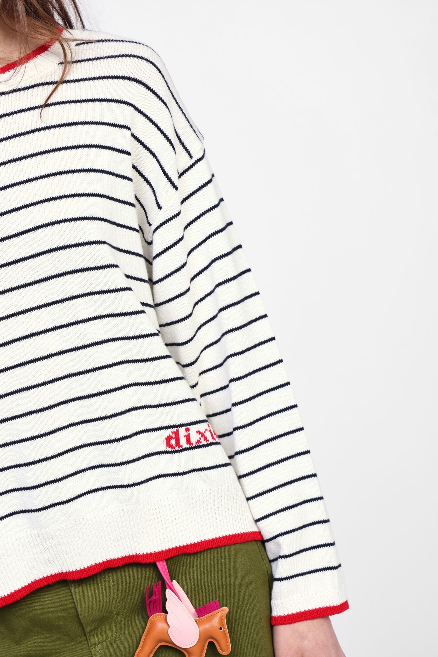 Maglione A Righe Con Dettagli Dixie