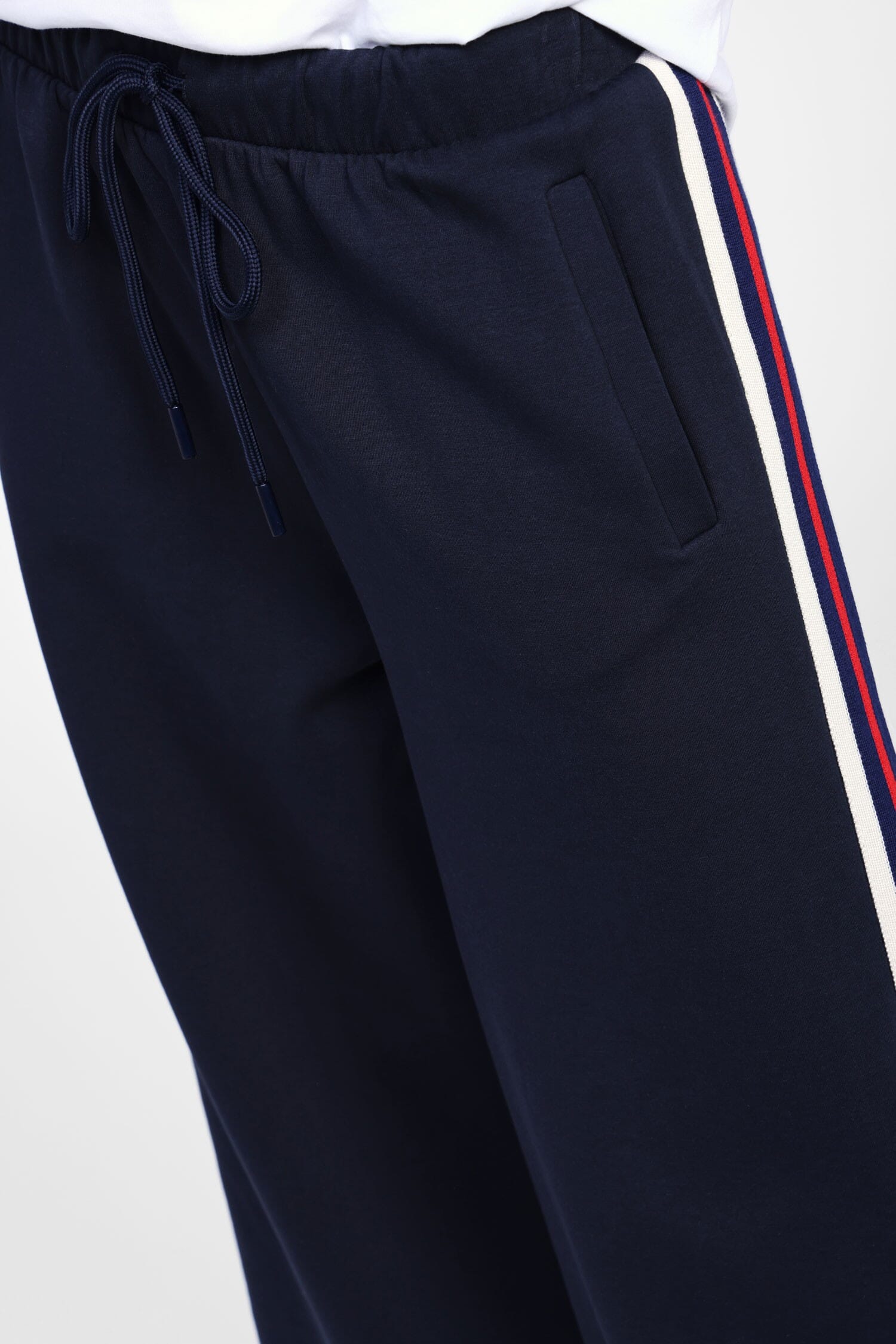 Pantaloni Larghi Con Dettagli A Righe Dixie