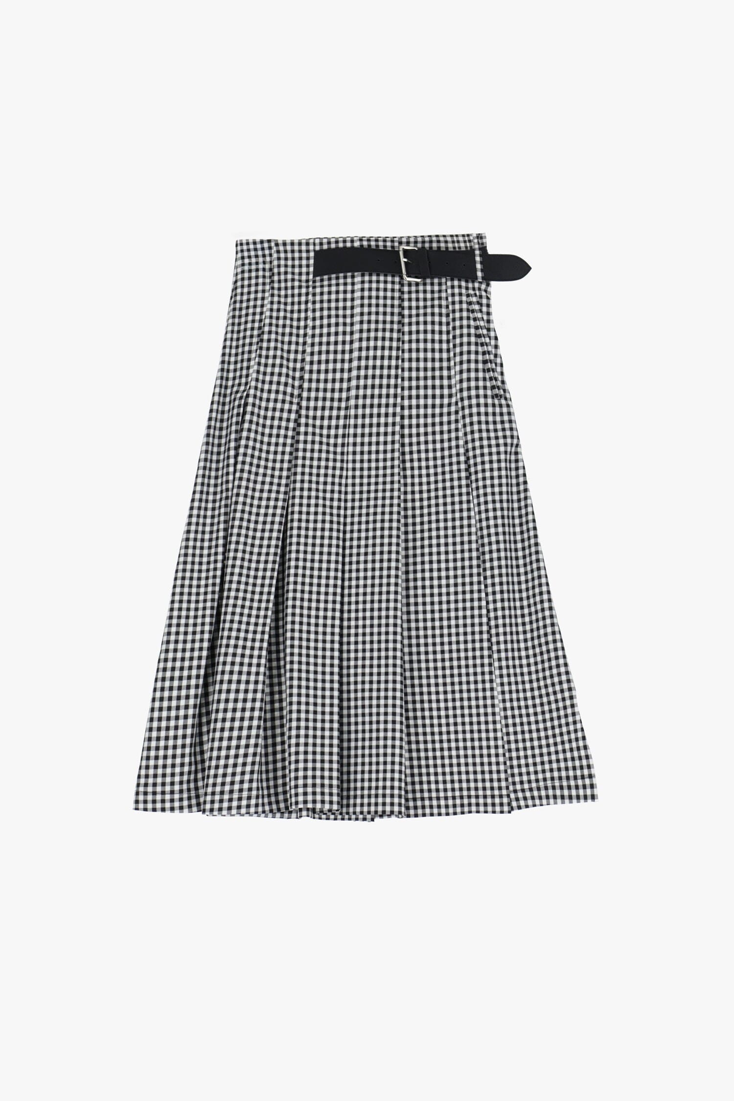 Gonna A Quadri Con Cintura Dixie