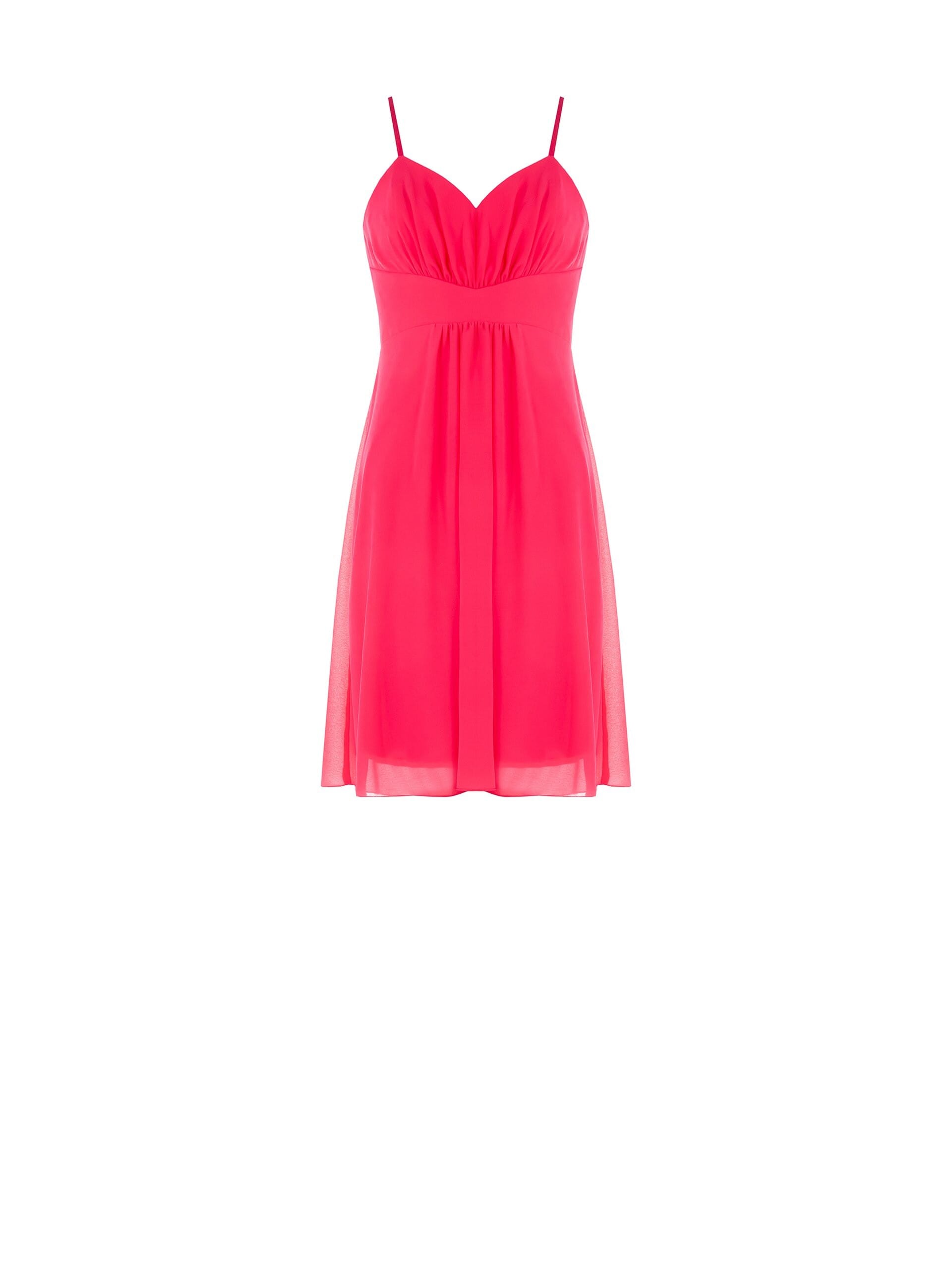 Abito Corto A Ruota In Georgette Rinascimento