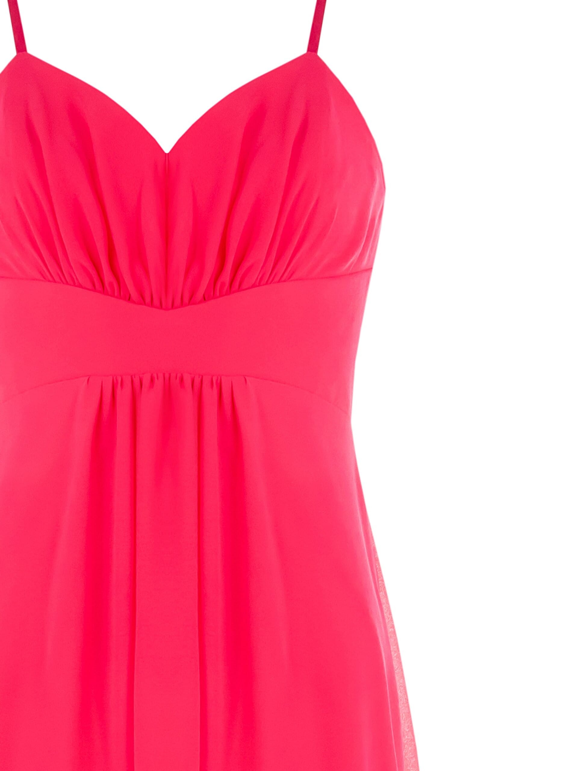 Abito Corto A Ruota In Georgette Rinascimento