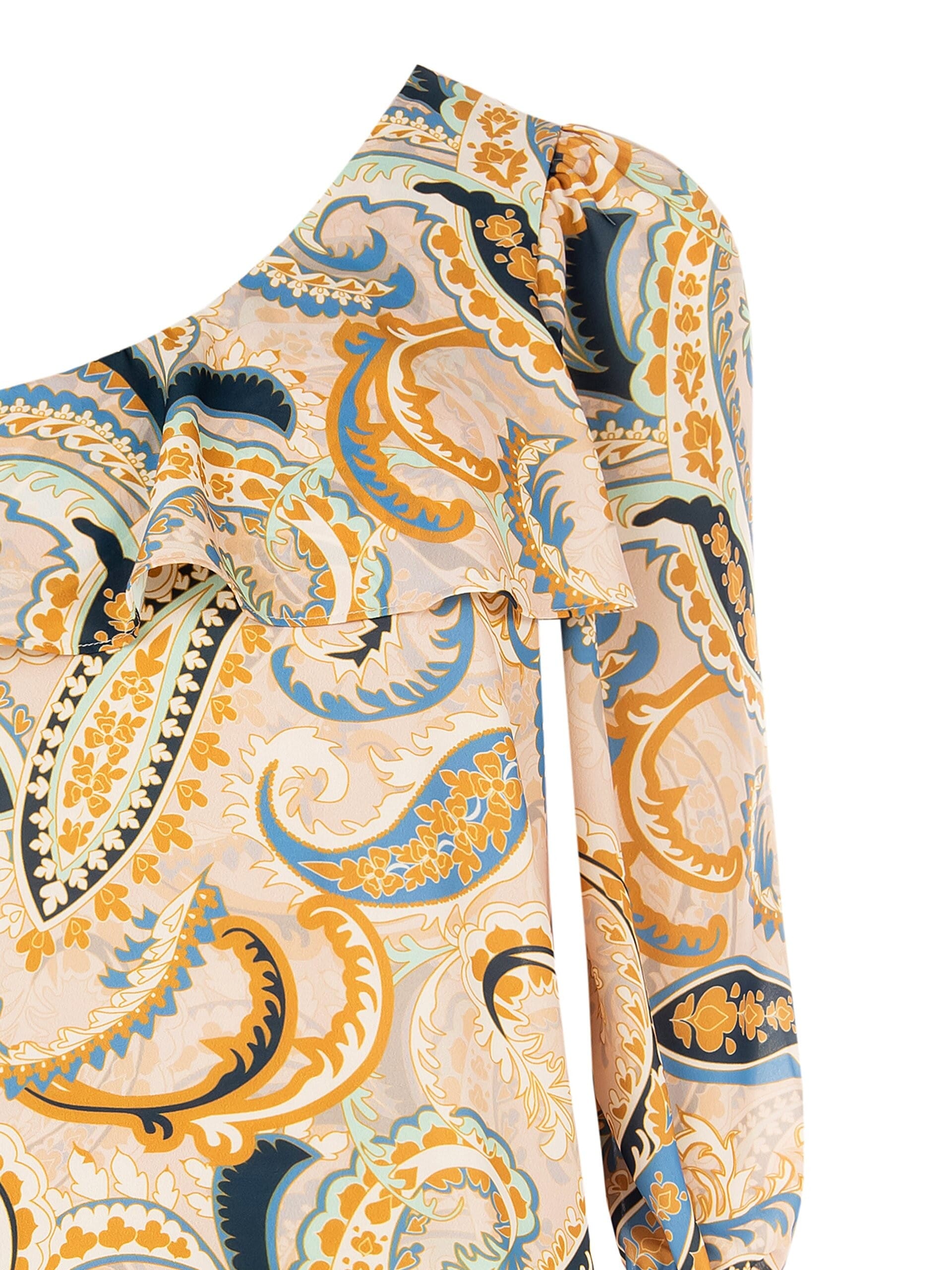 Top Monospalla Sfiancato Con Volant Rinascimento