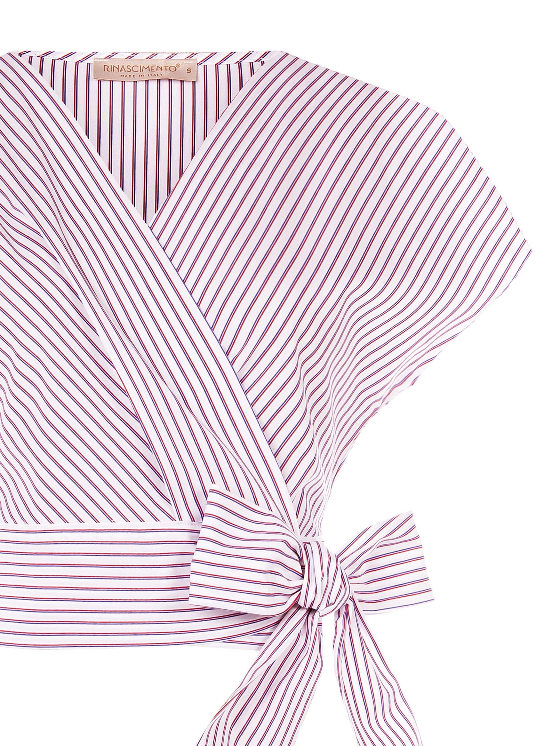 Top A Portafoglio In Cotone A Righe Rinascimento