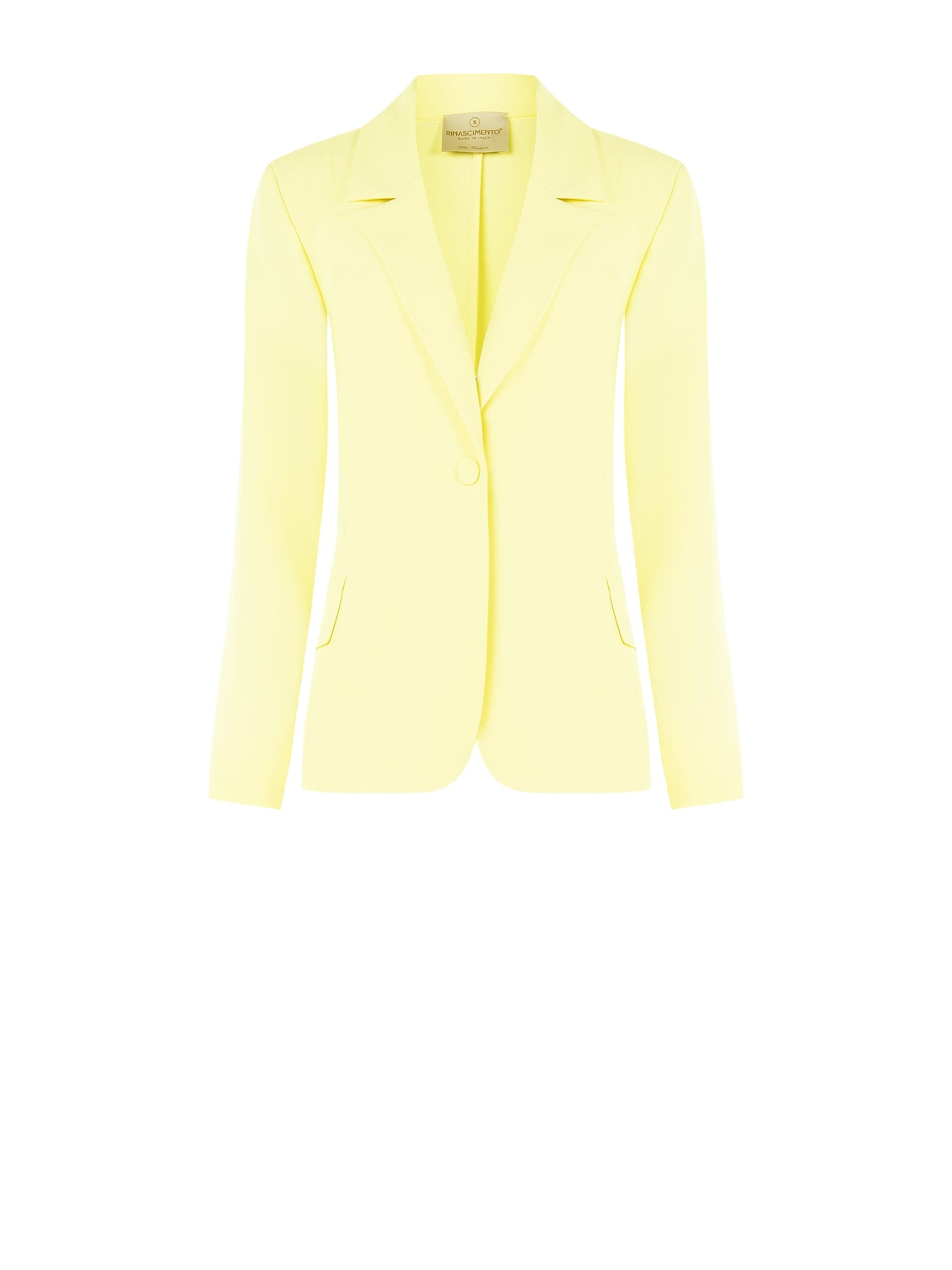 Giacca Blazer Sfiancata In Tessuto Fluido Rinascimento