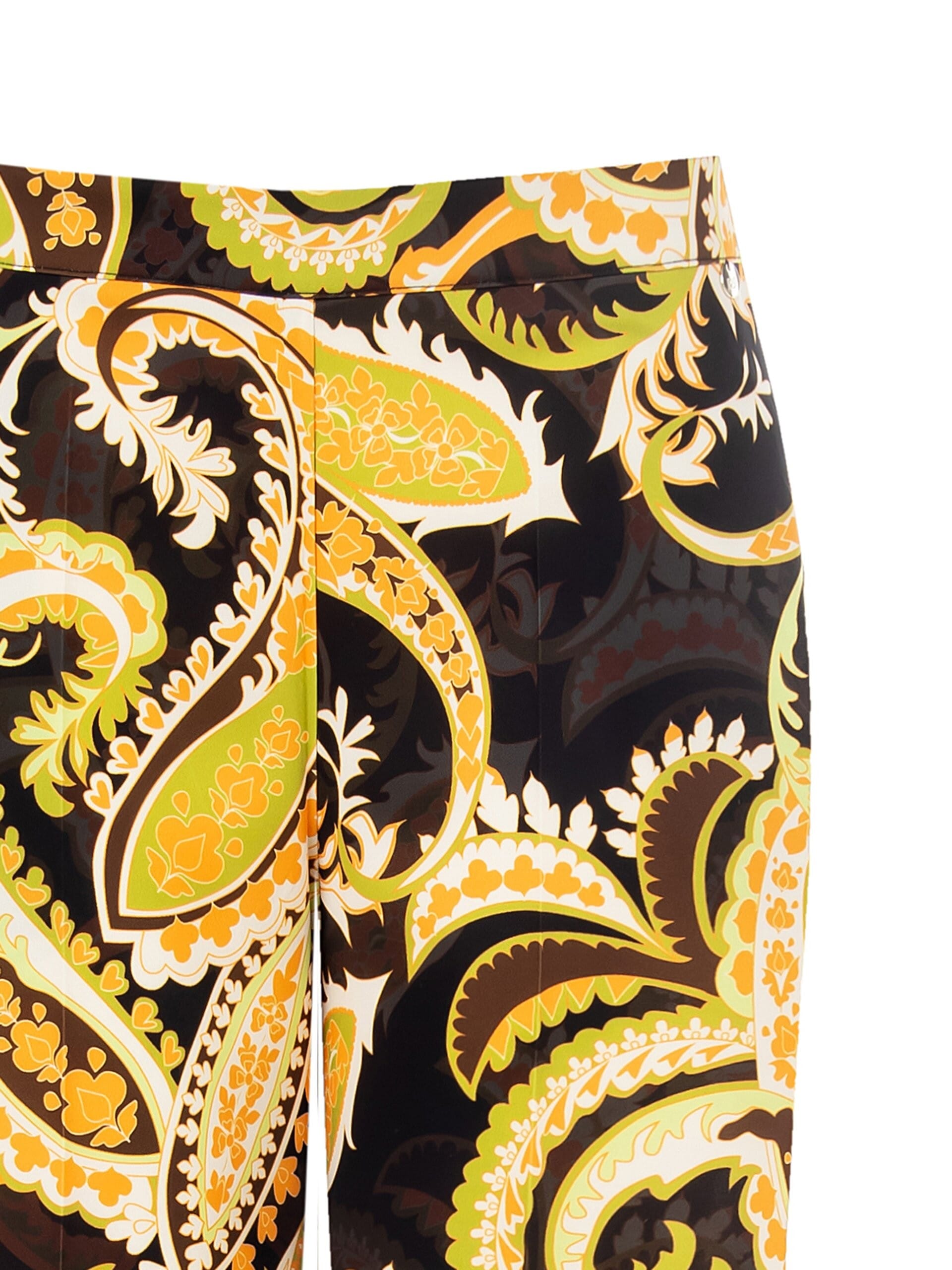 Pantaloni Palazzo In Raso Con Tasche Rinascimento