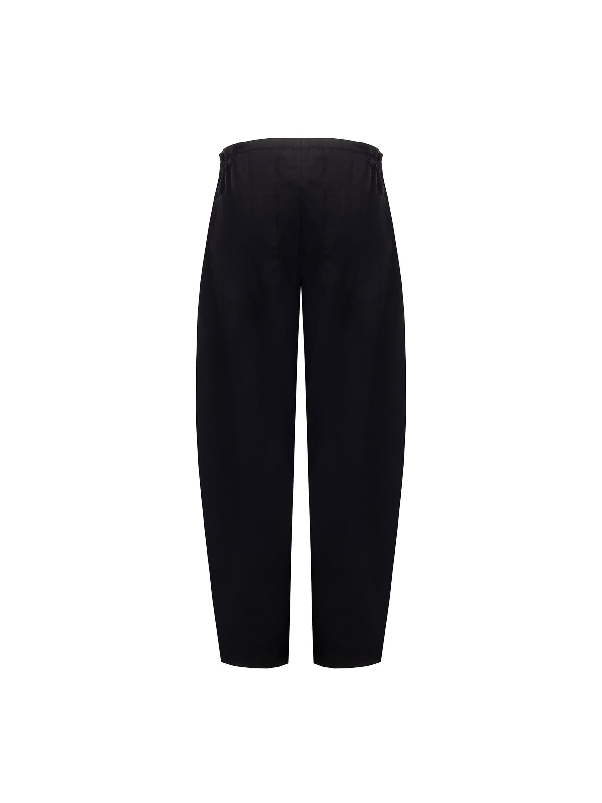 Pantaloni Carrot In Cotone Con Coulisse In Vita Rinascimento