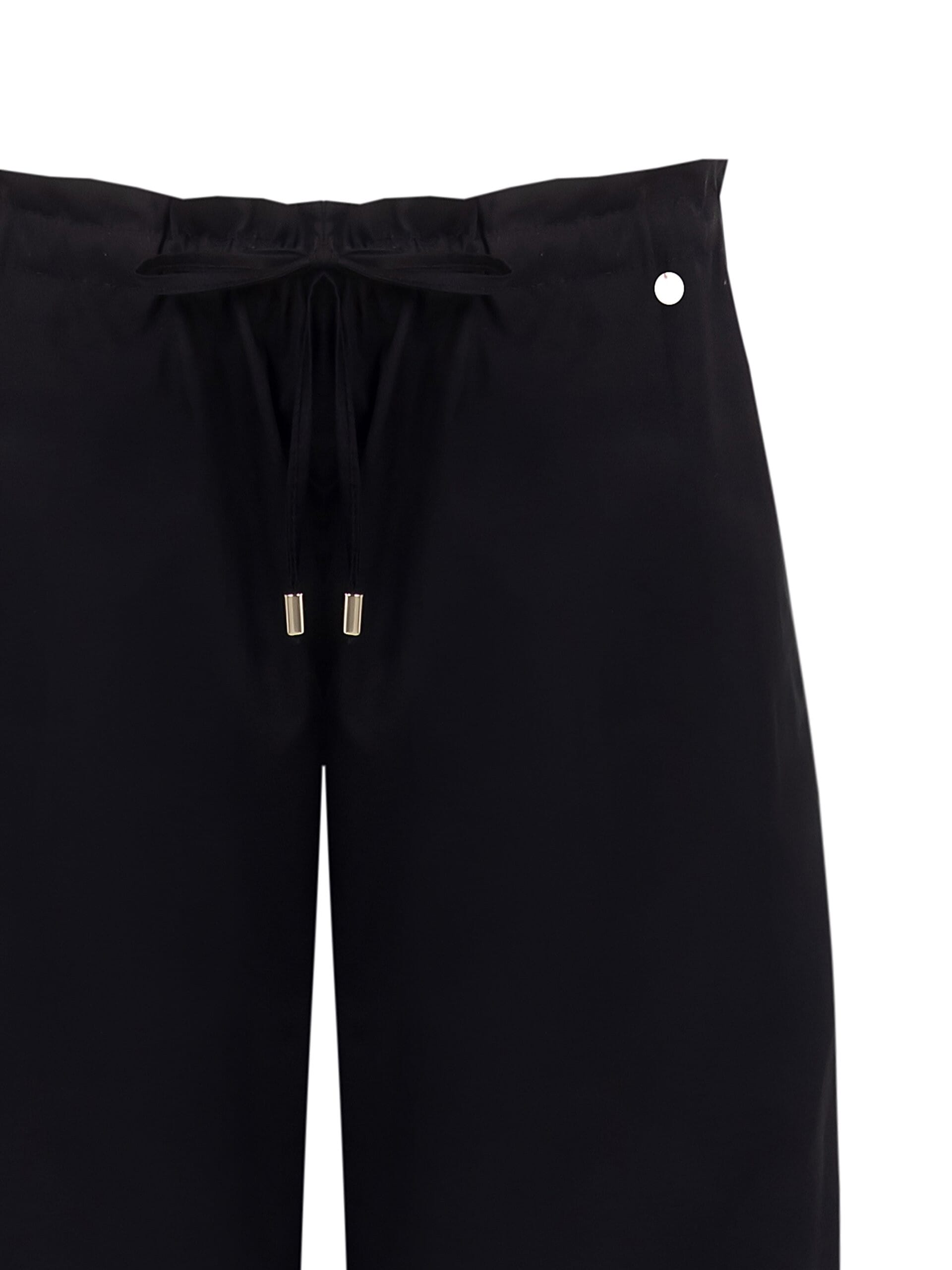 Pantaloni Carrot In Cotone Con Coulisse In Vita Rinascimento