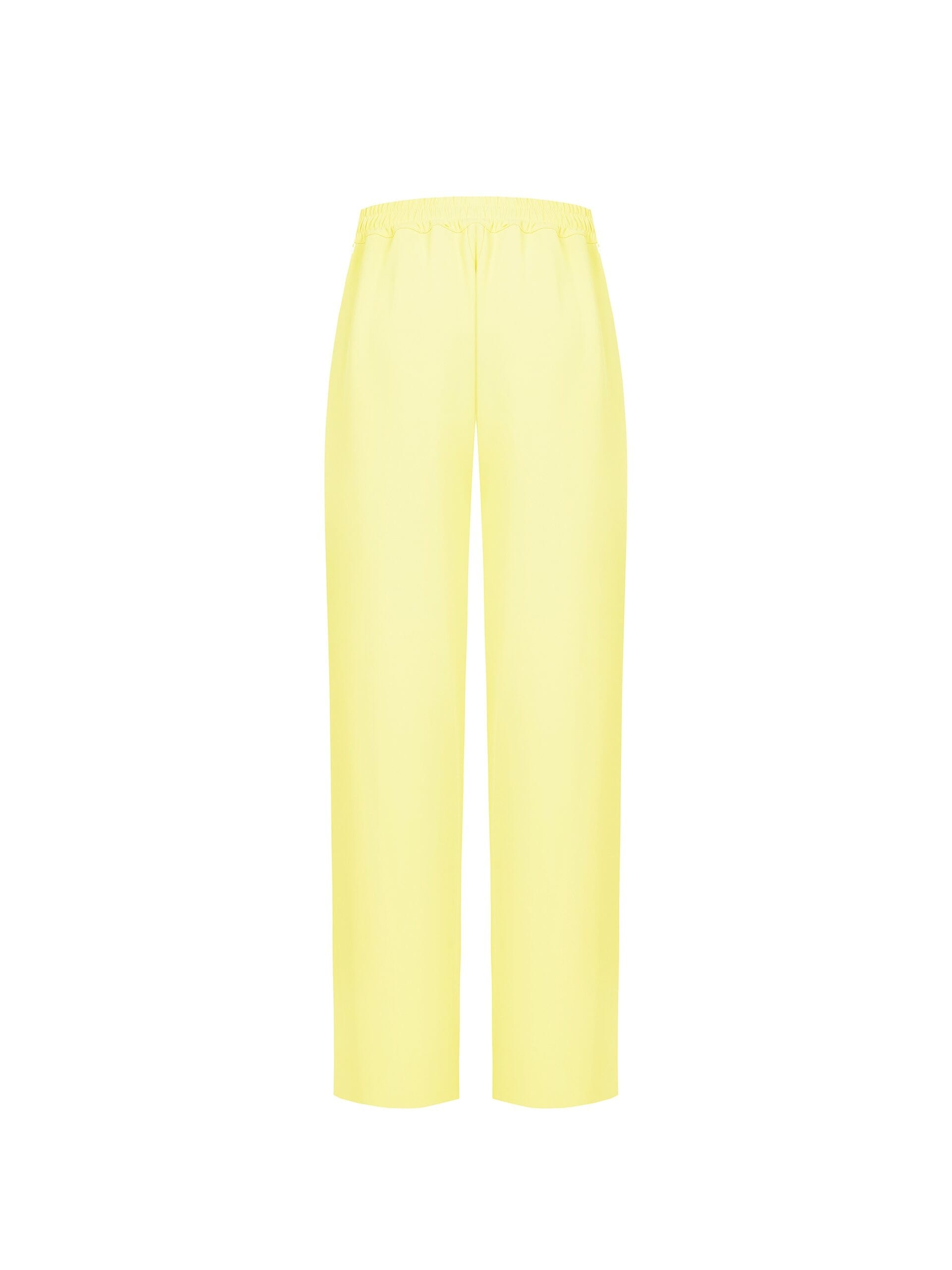 Pantaloni Larghi In Tessuto Fluido Con Tasche Ed Elastico Dietro Rinascimento