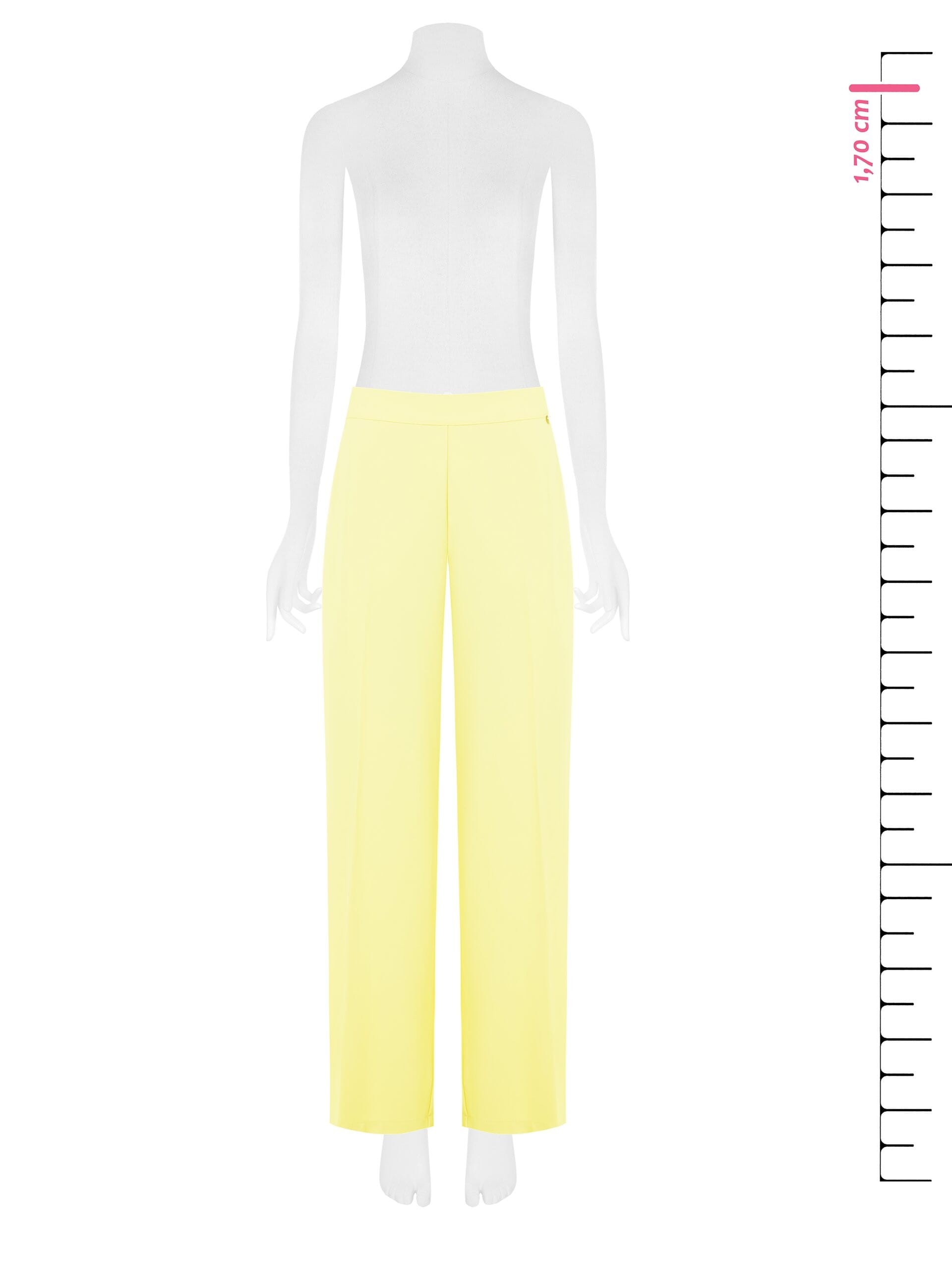 Pantaloni Larghi In Tessuto Fluido Con Tasche Ed Elastico Dietro Rinascimento