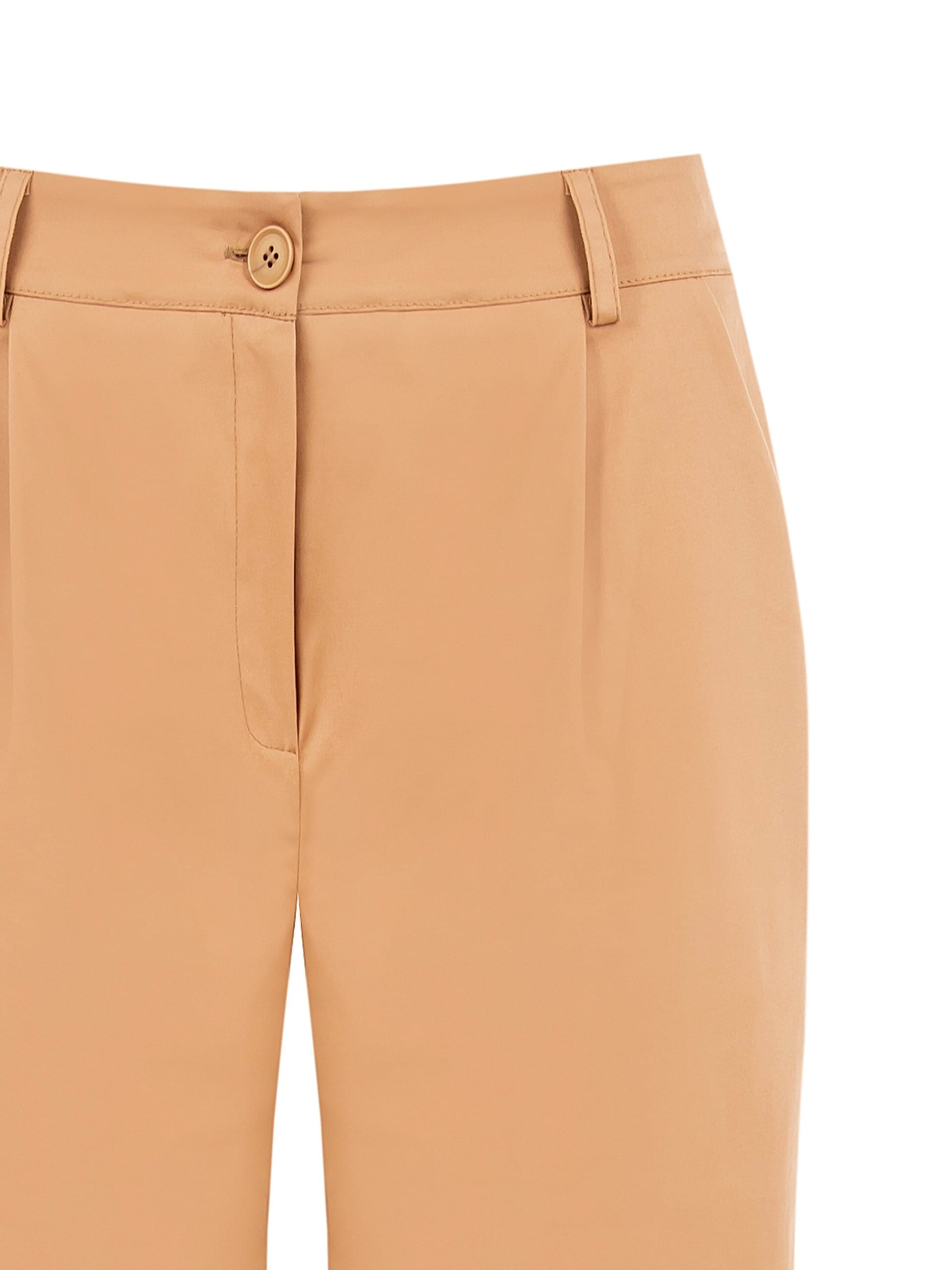 Pantaloni Palazzo In Tessuto Elasticizzato Con Pinces Ed Elastico Dietro Rinascimento