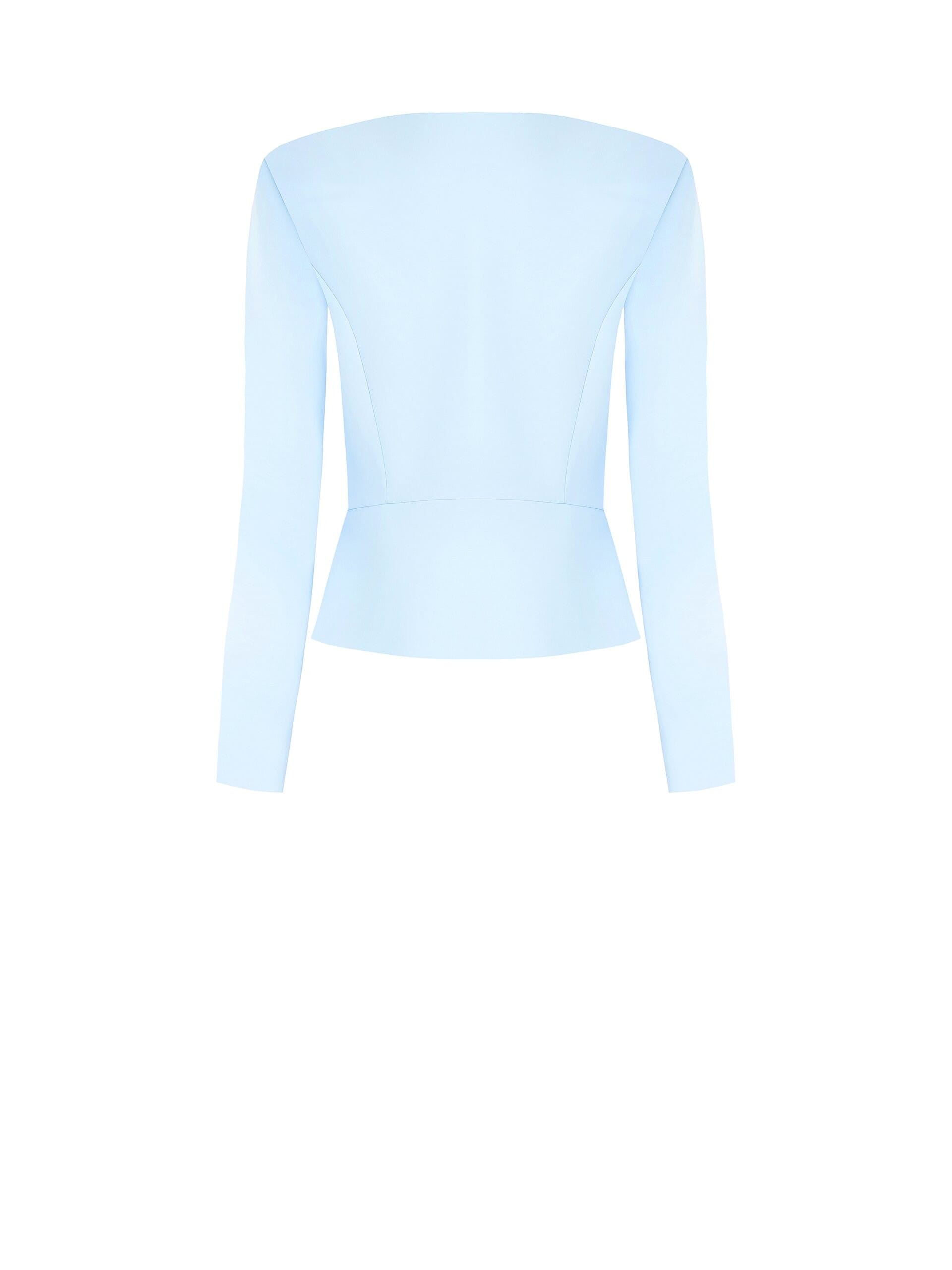 Giacca Corta In Tessuto Tecnico Con Spalline E Zip Centrale Rinascimento