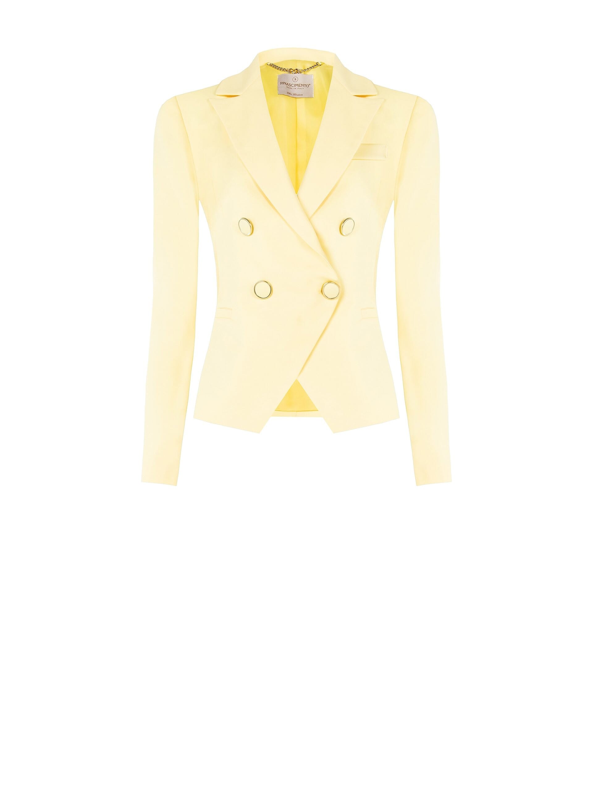 Giacca Blazer Sfiancata In Tessuto Poliviscosa Rinascimento