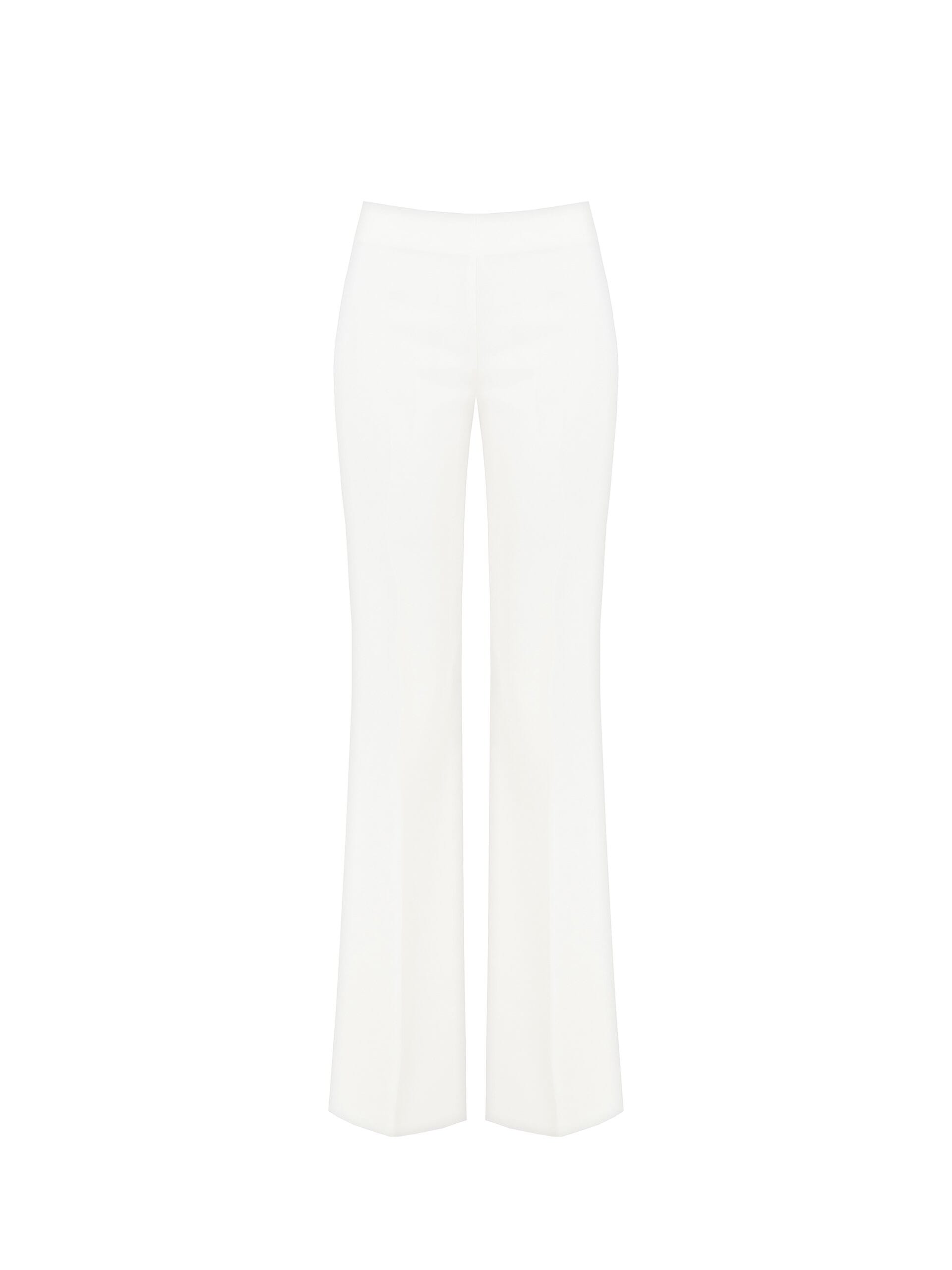 Pantaloni Dritti In Tessuto Tecnico Con Zip Laterale Rinascimento