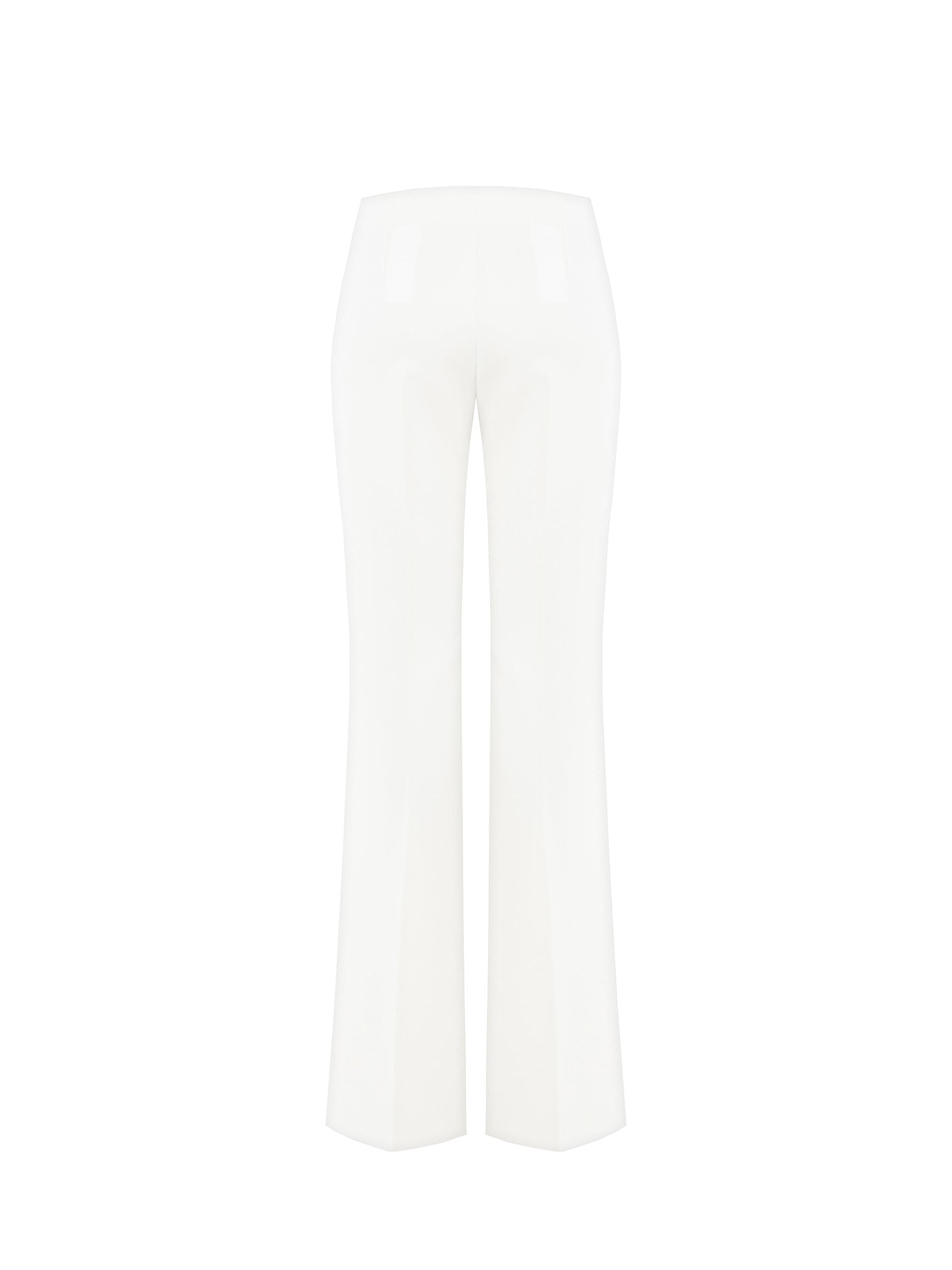 Pantaloni Dritti In Tessuto Tecnico Con Zip Laterale Rinascimento