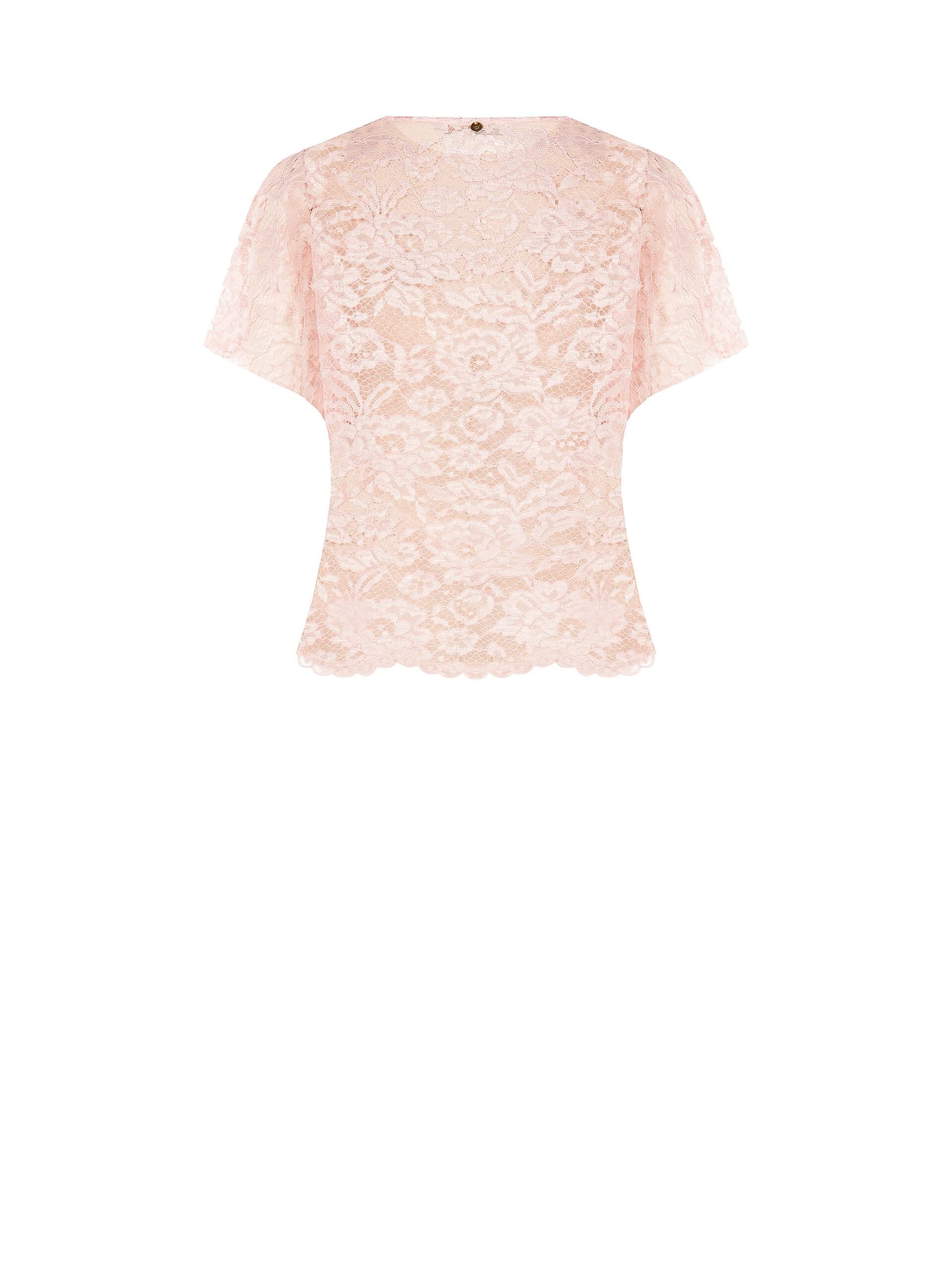 Blusa Over In Pizzo Rinascimento