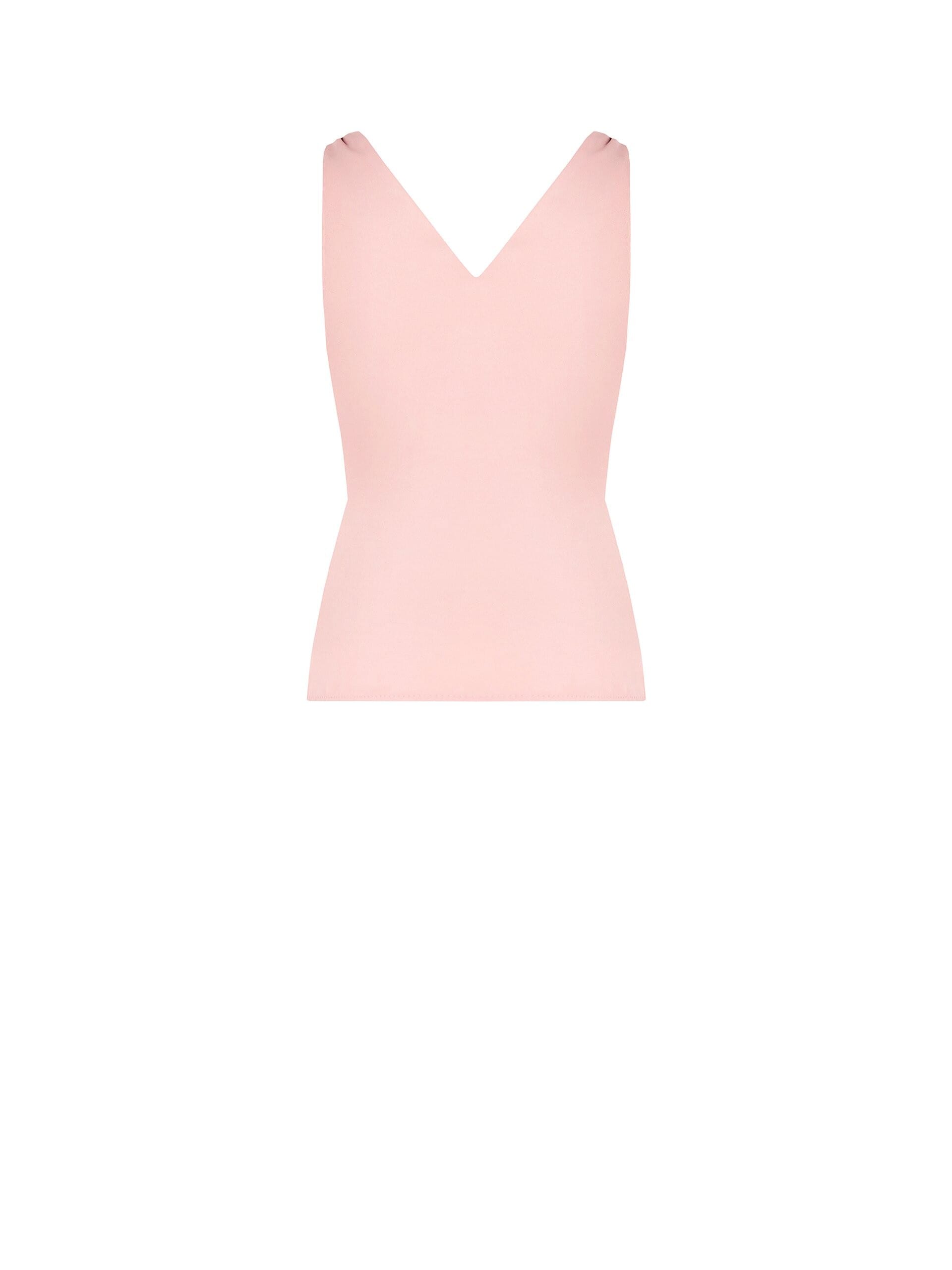 Top In Georgette Con Fibbia Oro E Scollo A V Incrociato Rinascimento