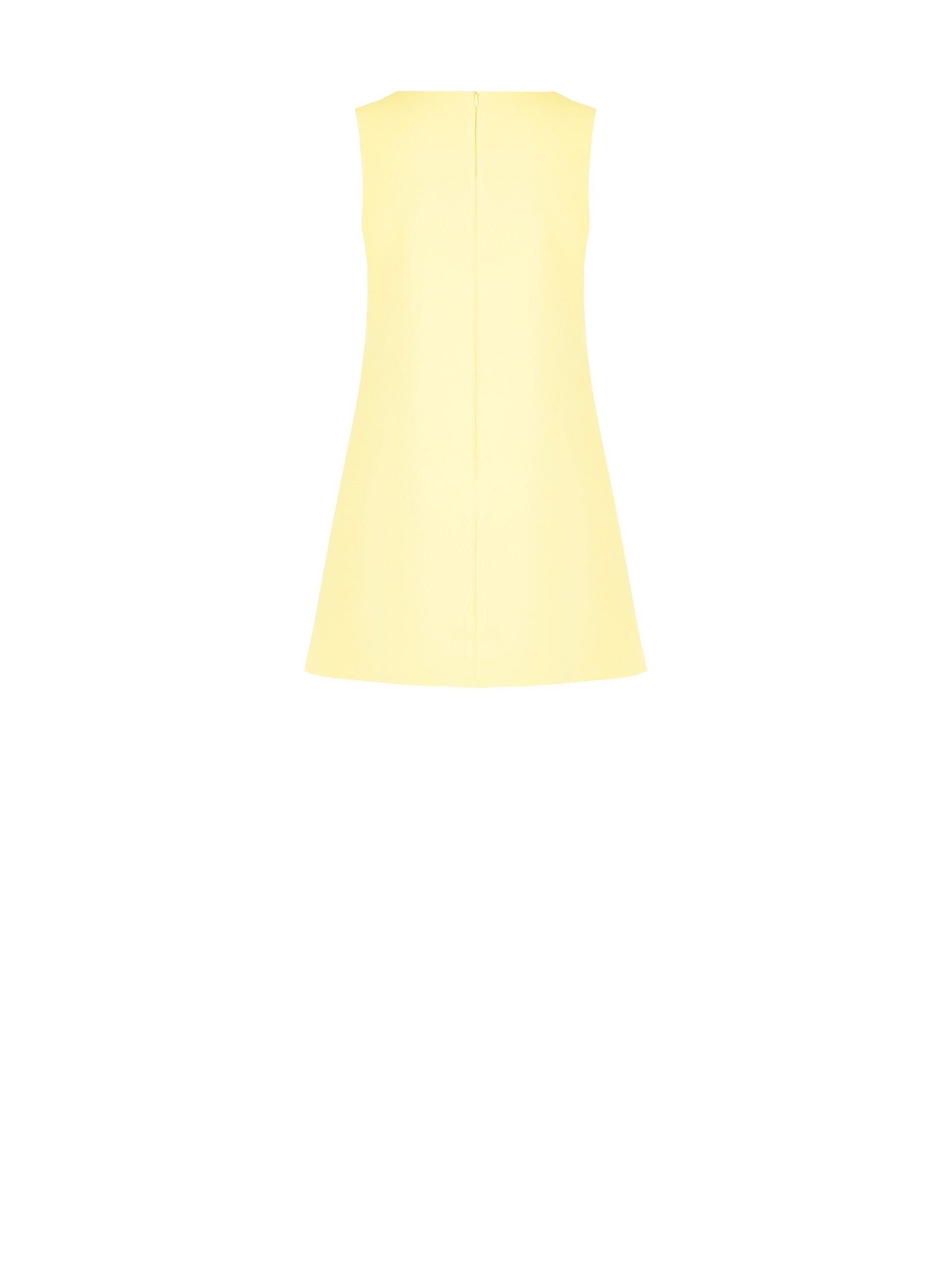 Abito Corto A Trapezio In Tessuto Bi-Stretch Con Bottoni Gioiello Assortiti Rinascimento