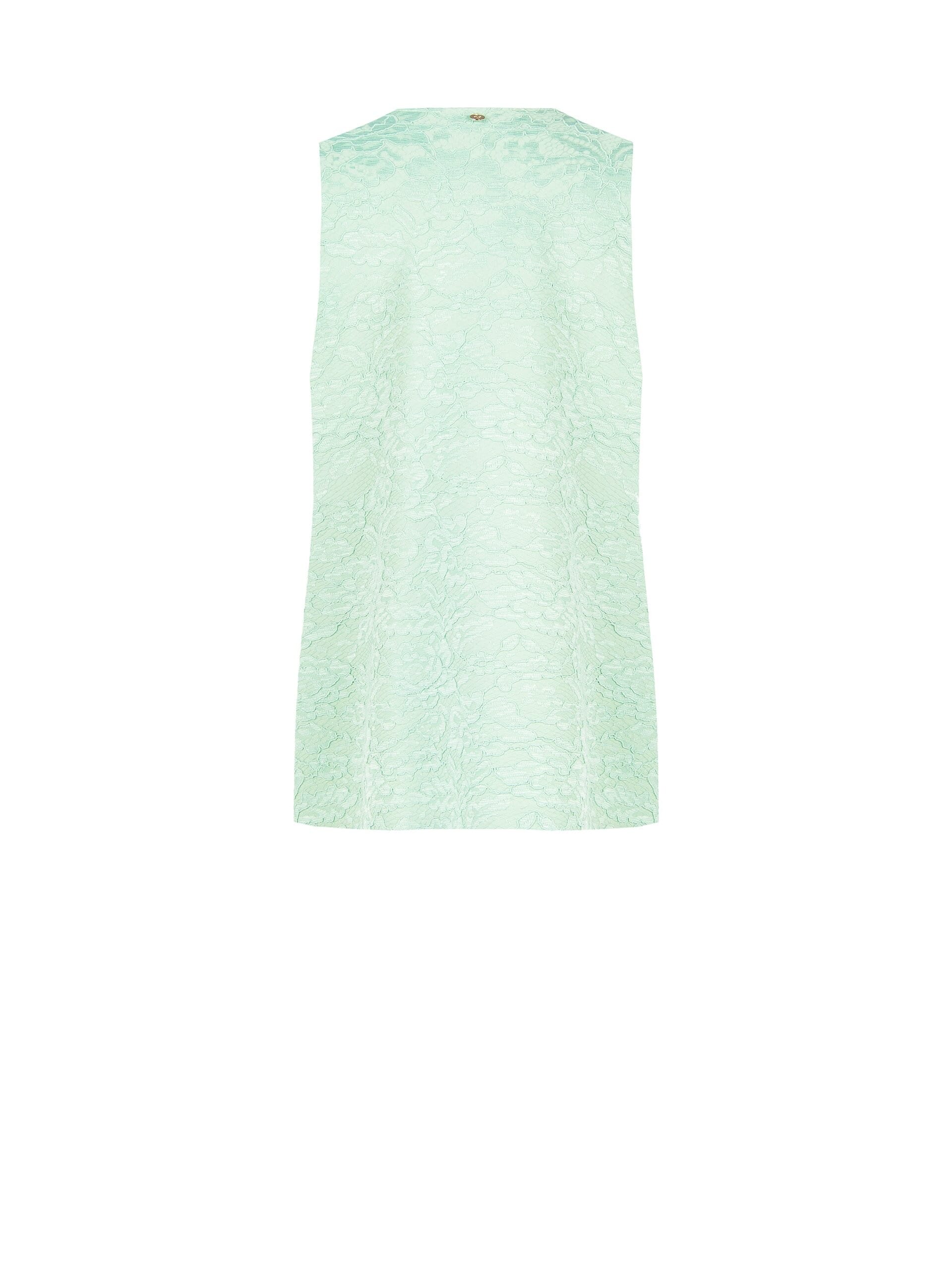 Gilet Lungo Aperto In Pizzo Rinascimento