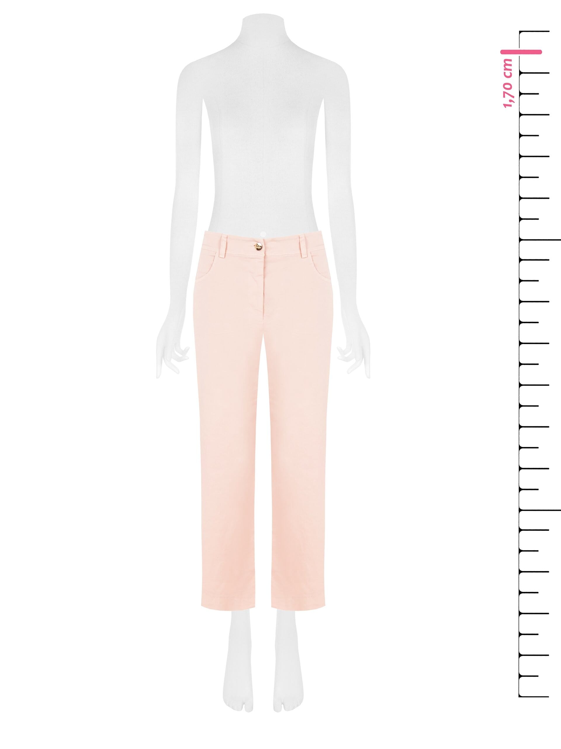 Rinascimento Stretch Fabric Cropped Trousers