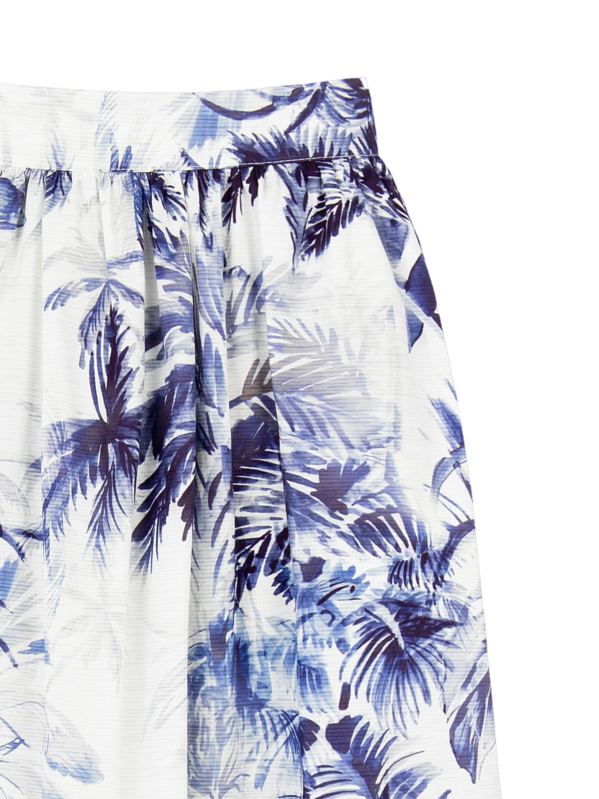 Gonna Lunga A Ruota In Cotone Con Elastico Dietro Rinascimento