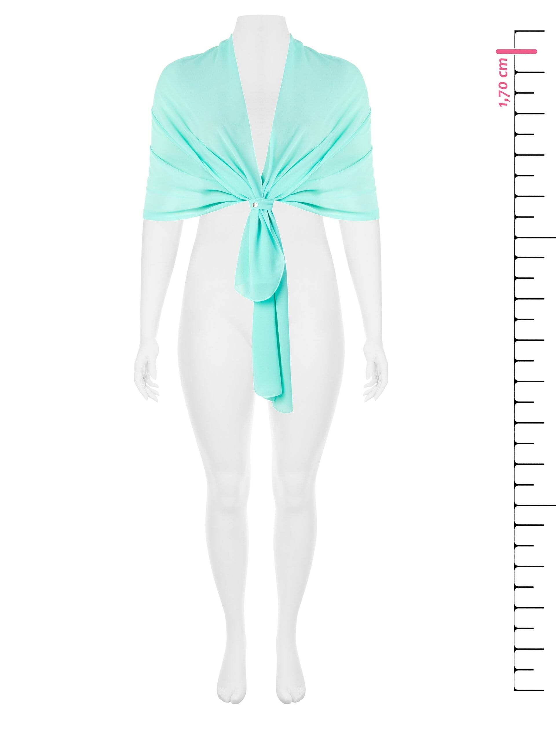 Stola Coprispalle In Georgette Rinascimento