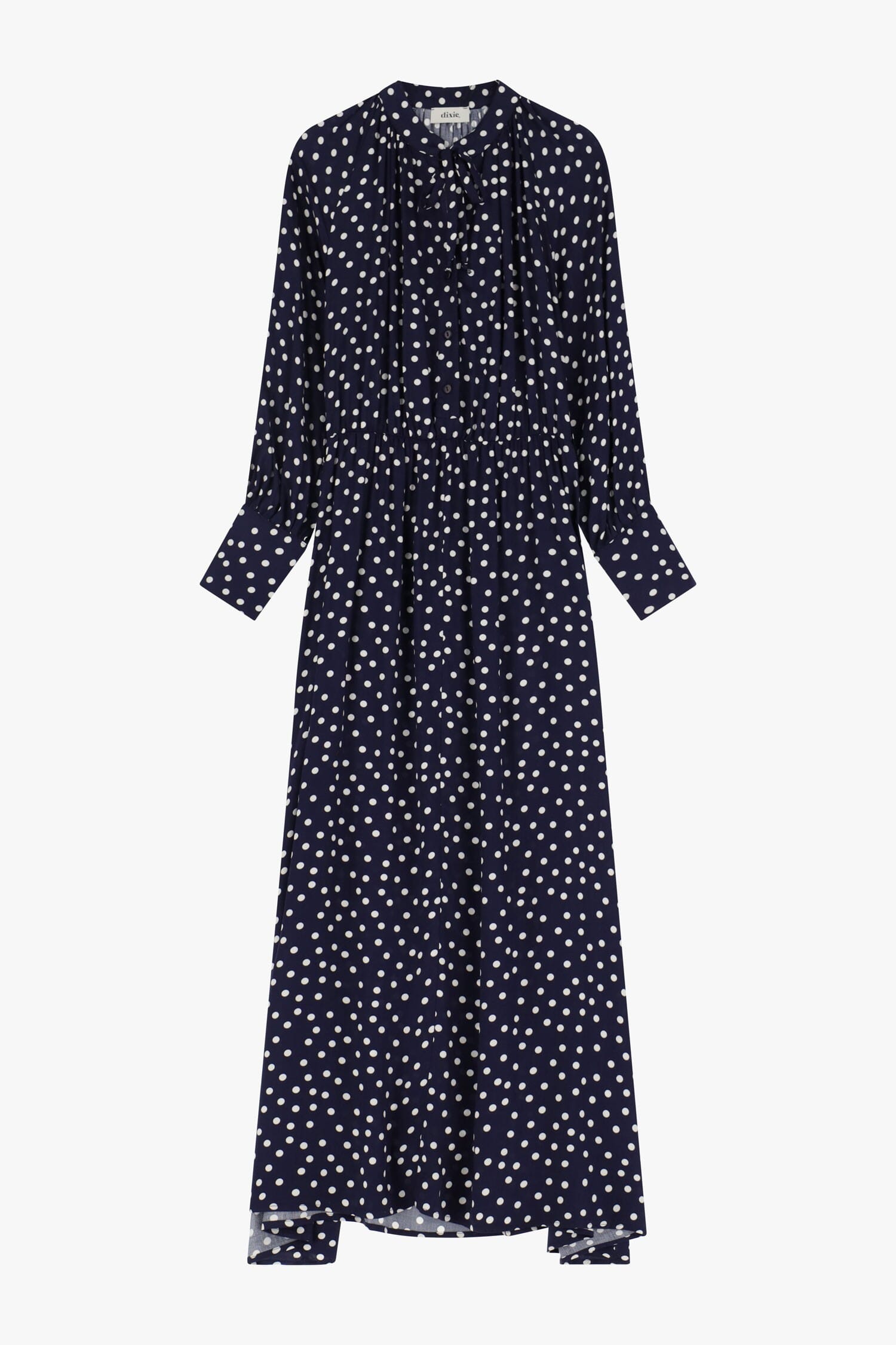 Long Dress With Dixie Dot Print