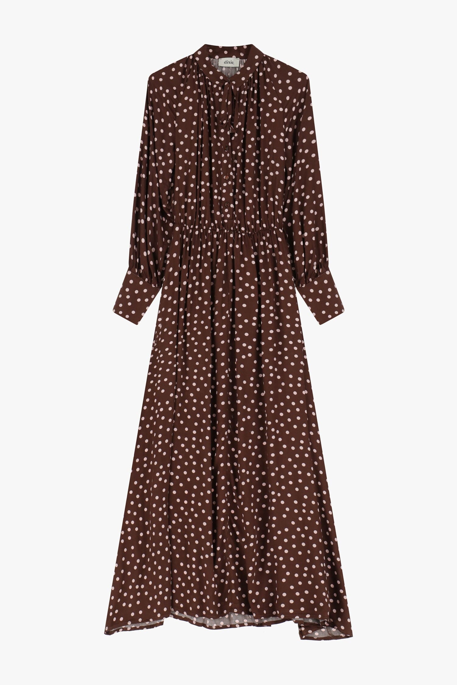 Long Dress With Dixie Dot Print