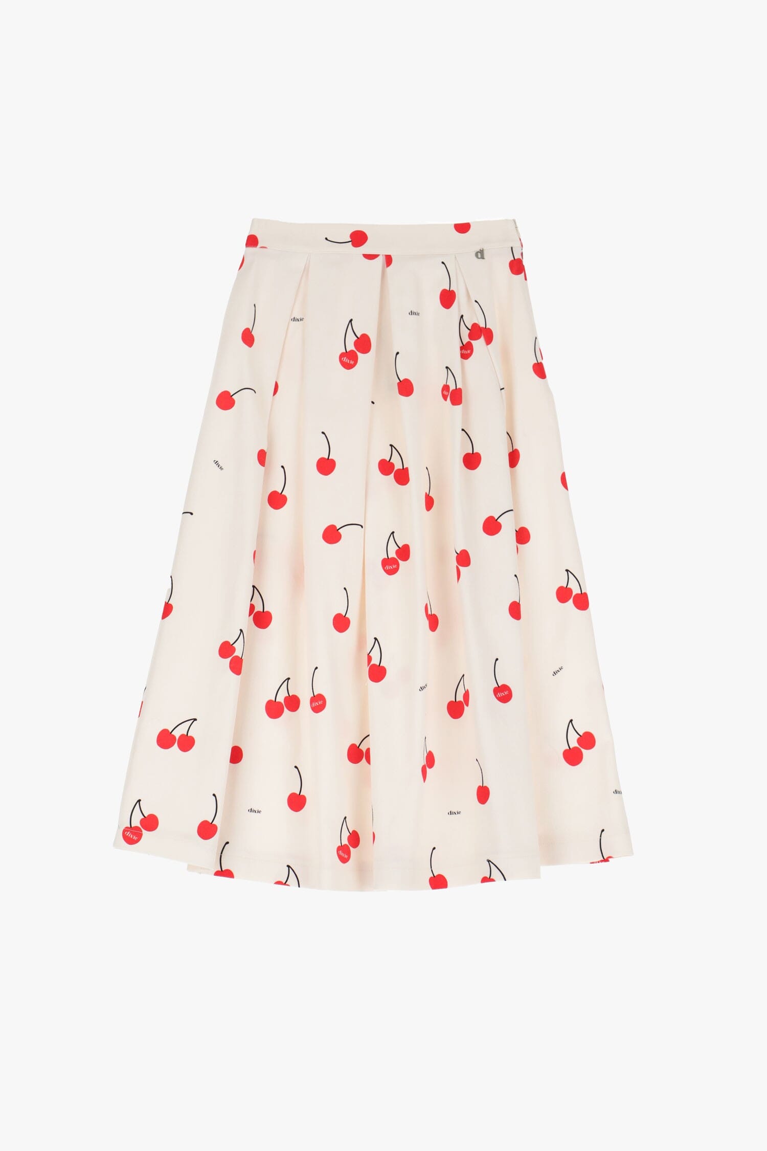Dixie Fruity Print Pleated Skirt