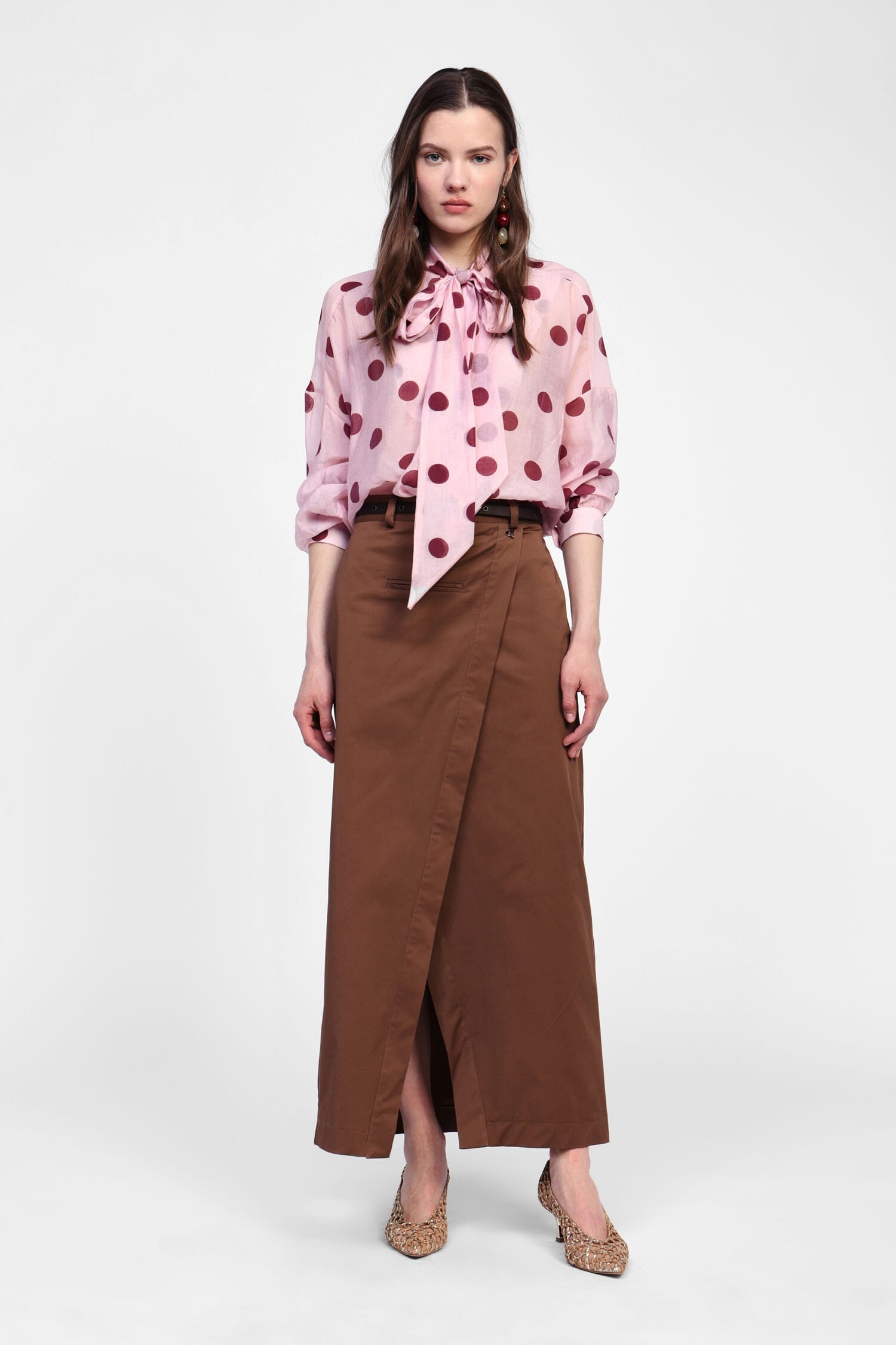 Gonna Lunga Con Cintura Decorativa Dixie