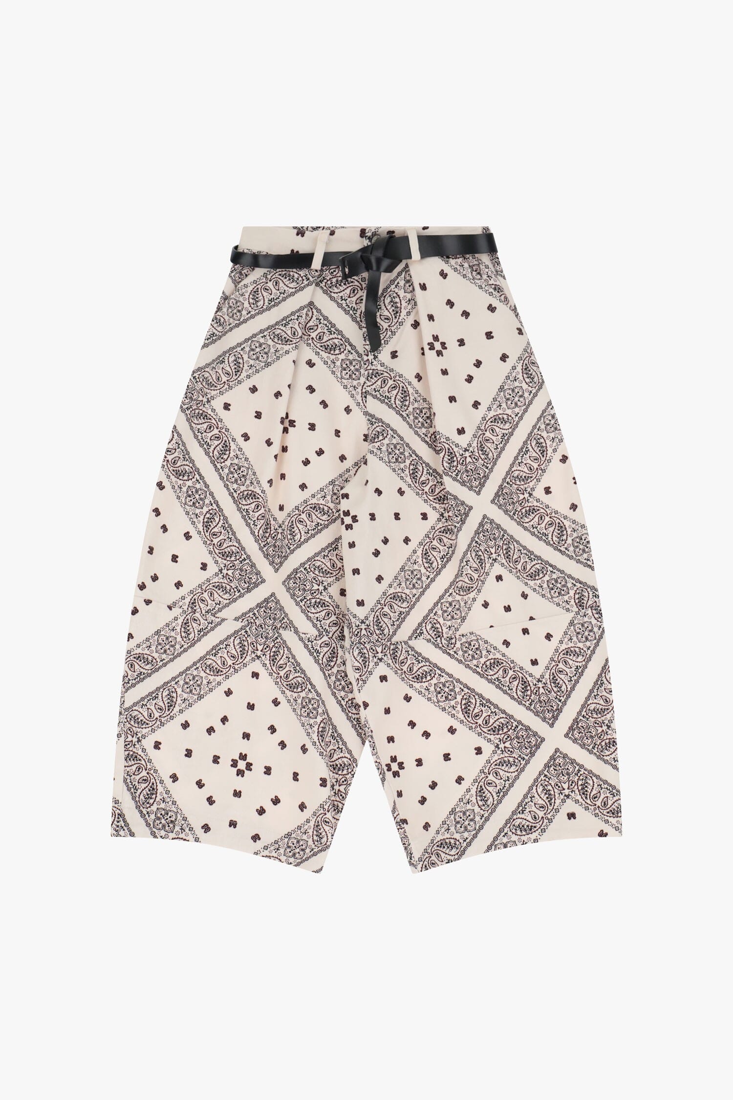 Dixie Cross Patterned Wide Leg Trousers