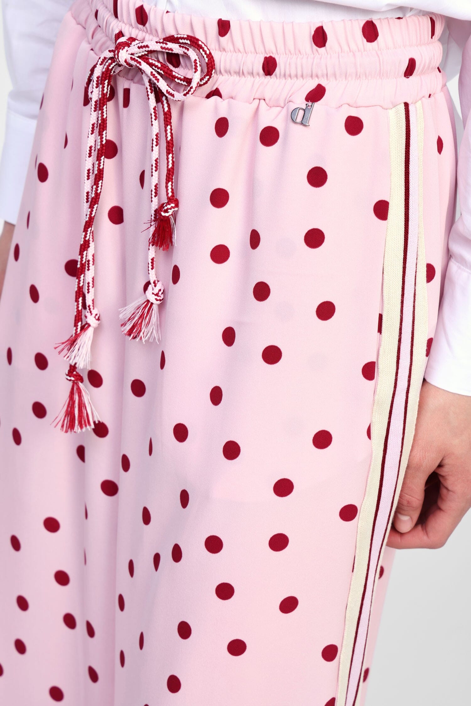 Pantalon large à pois Dixie