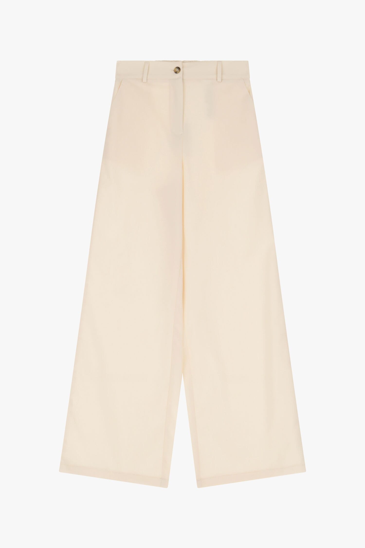 Pantaloni A Gamba Larga Con Vita Alta Dixie