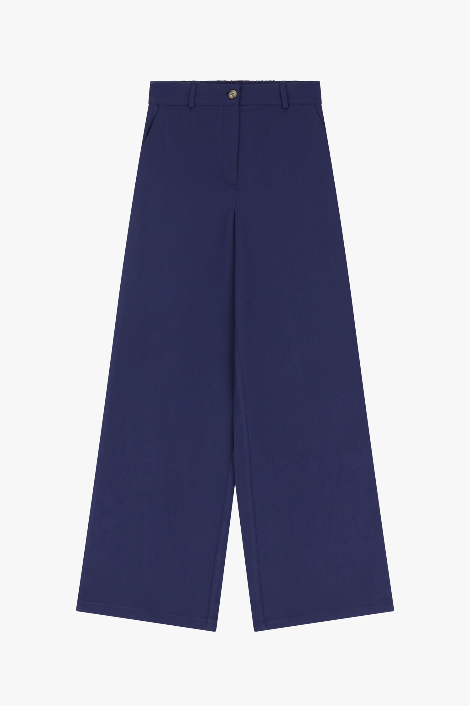 Pantaloni A Gamba Larga Con Vita Alta Dixie