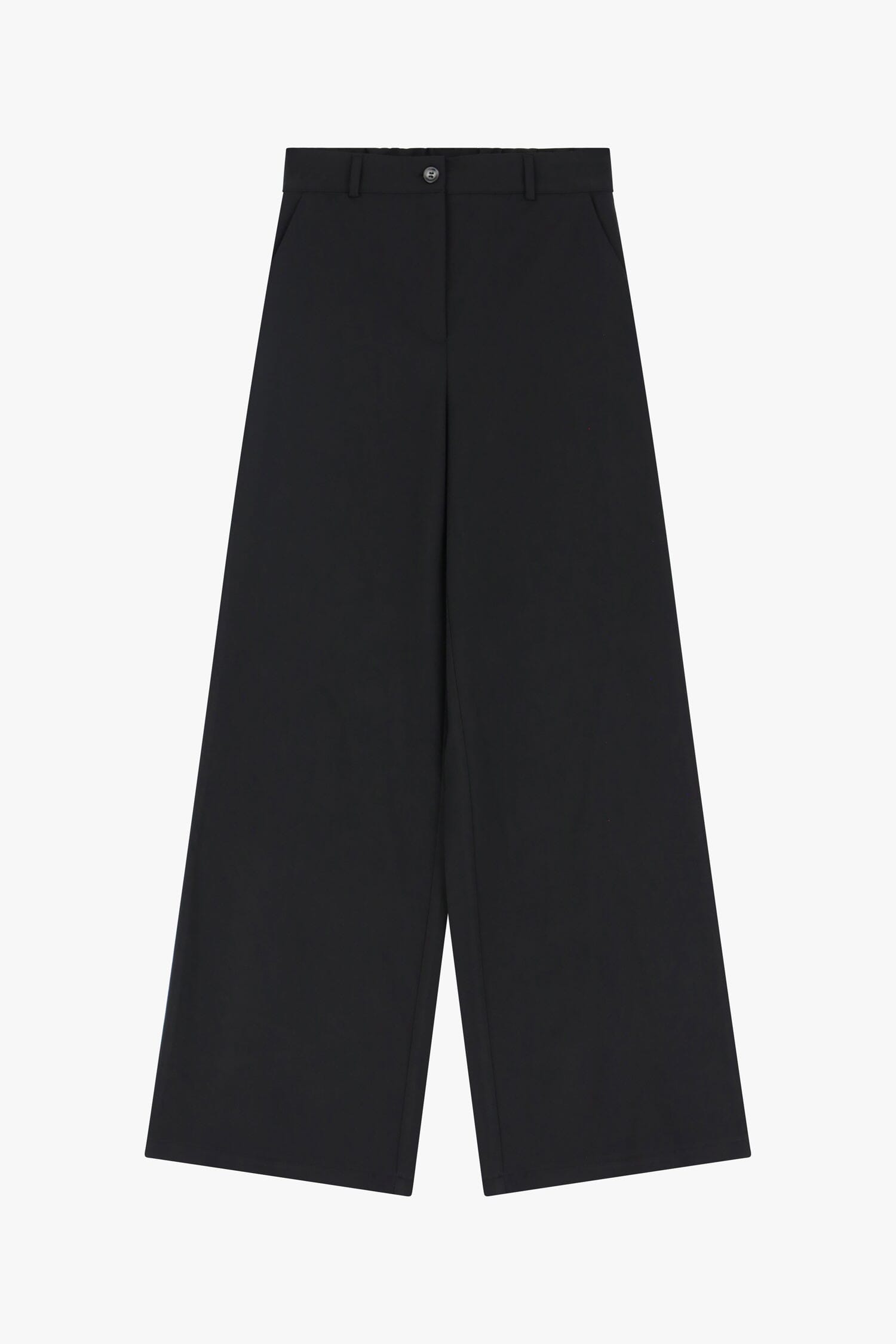 Pantaloni A Gamba Larga Con Vita Alta Dixie