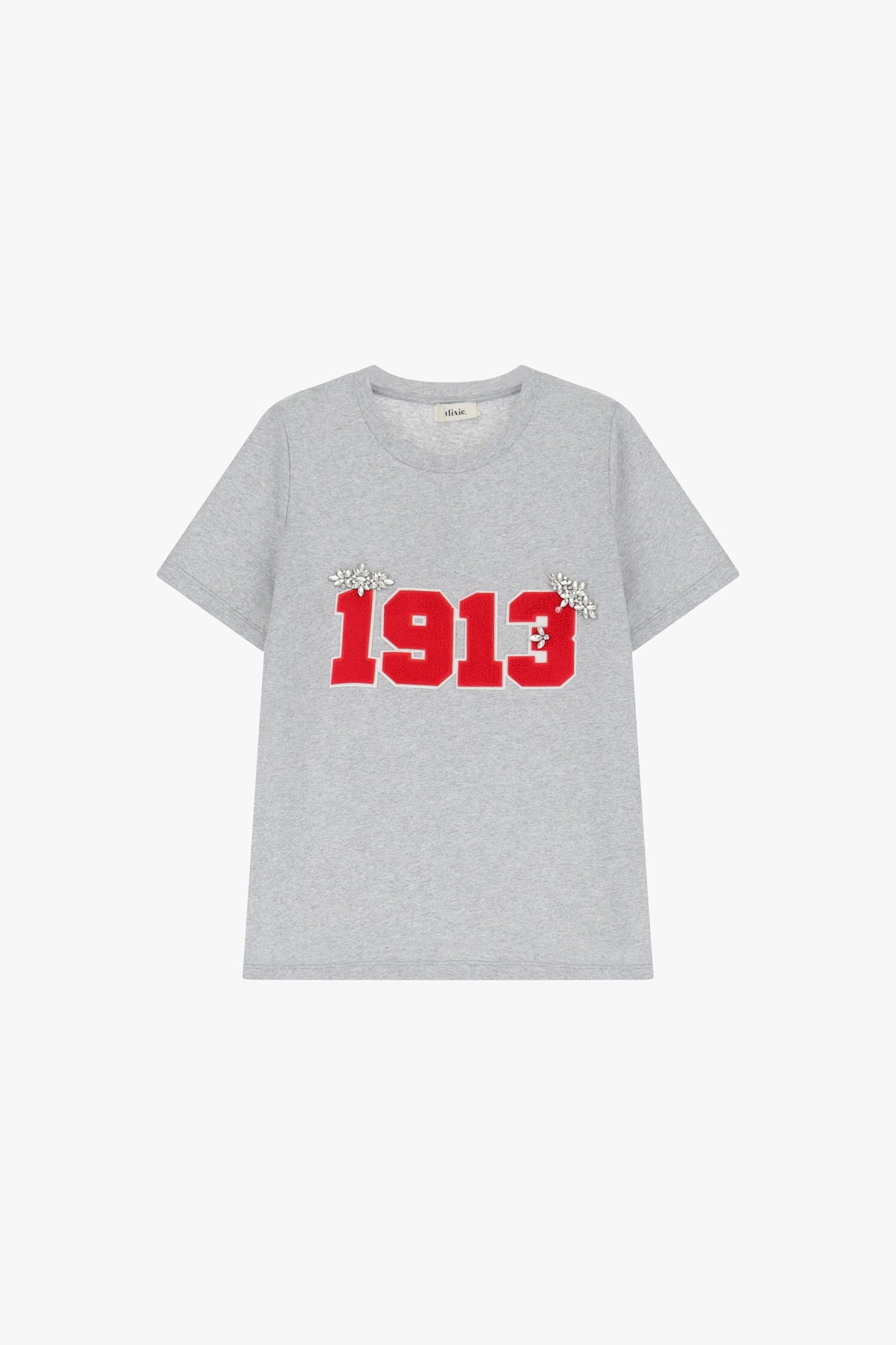 T-Shirt avec chiffres et appliques Dixie