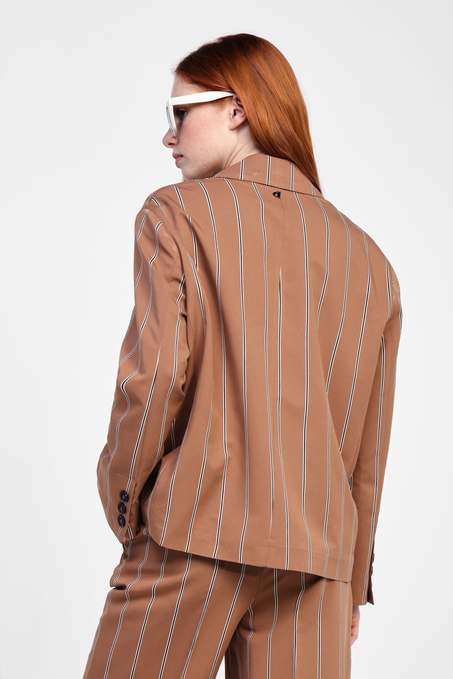 Blazer rayé à double boutonnage Dixie