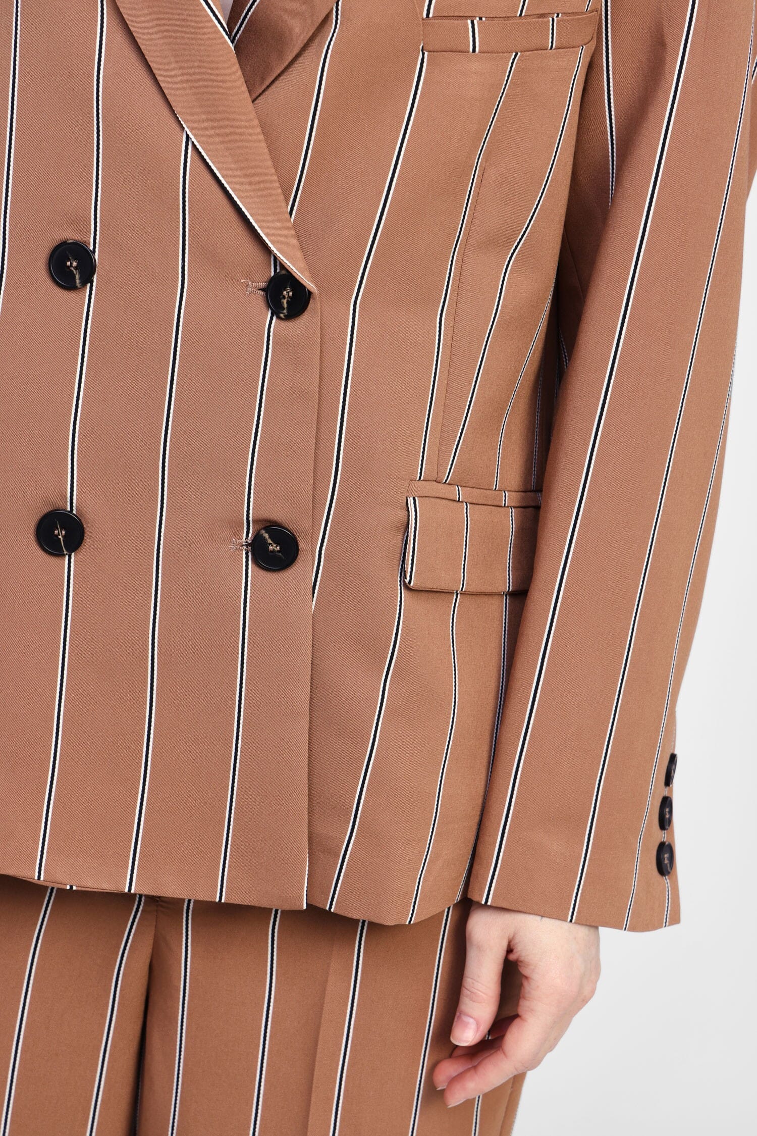 Blazer rayé à double boutonnage Dixie