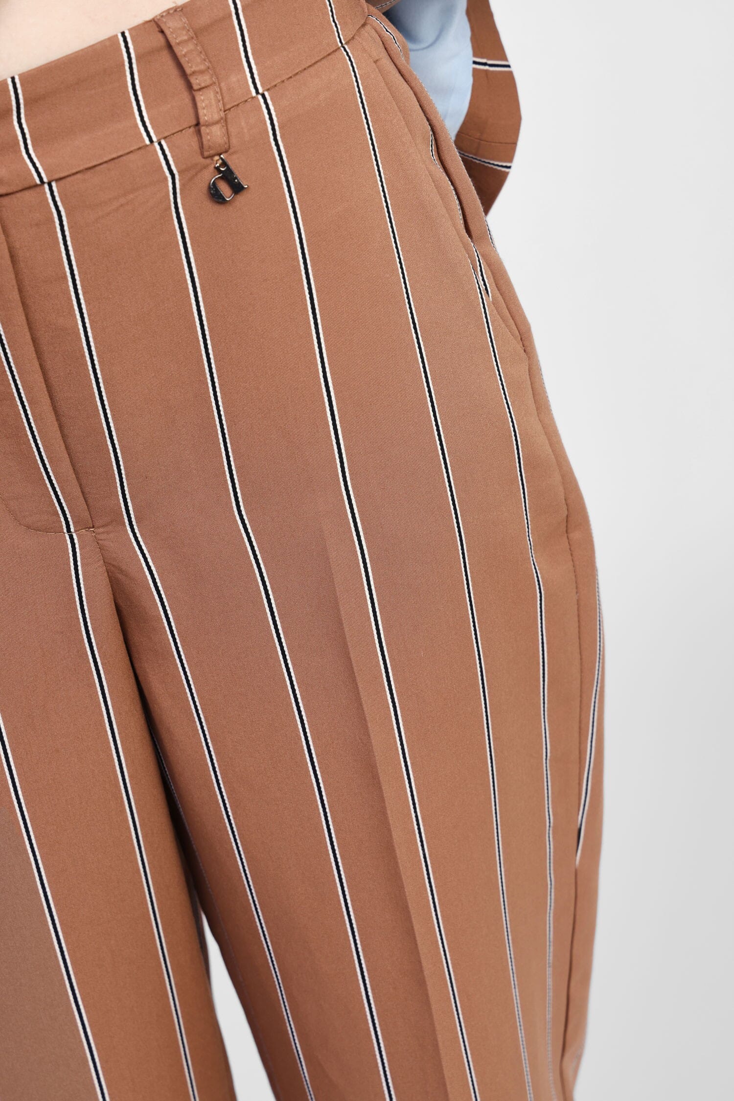 Pantalon large à rayures verticales Dixie