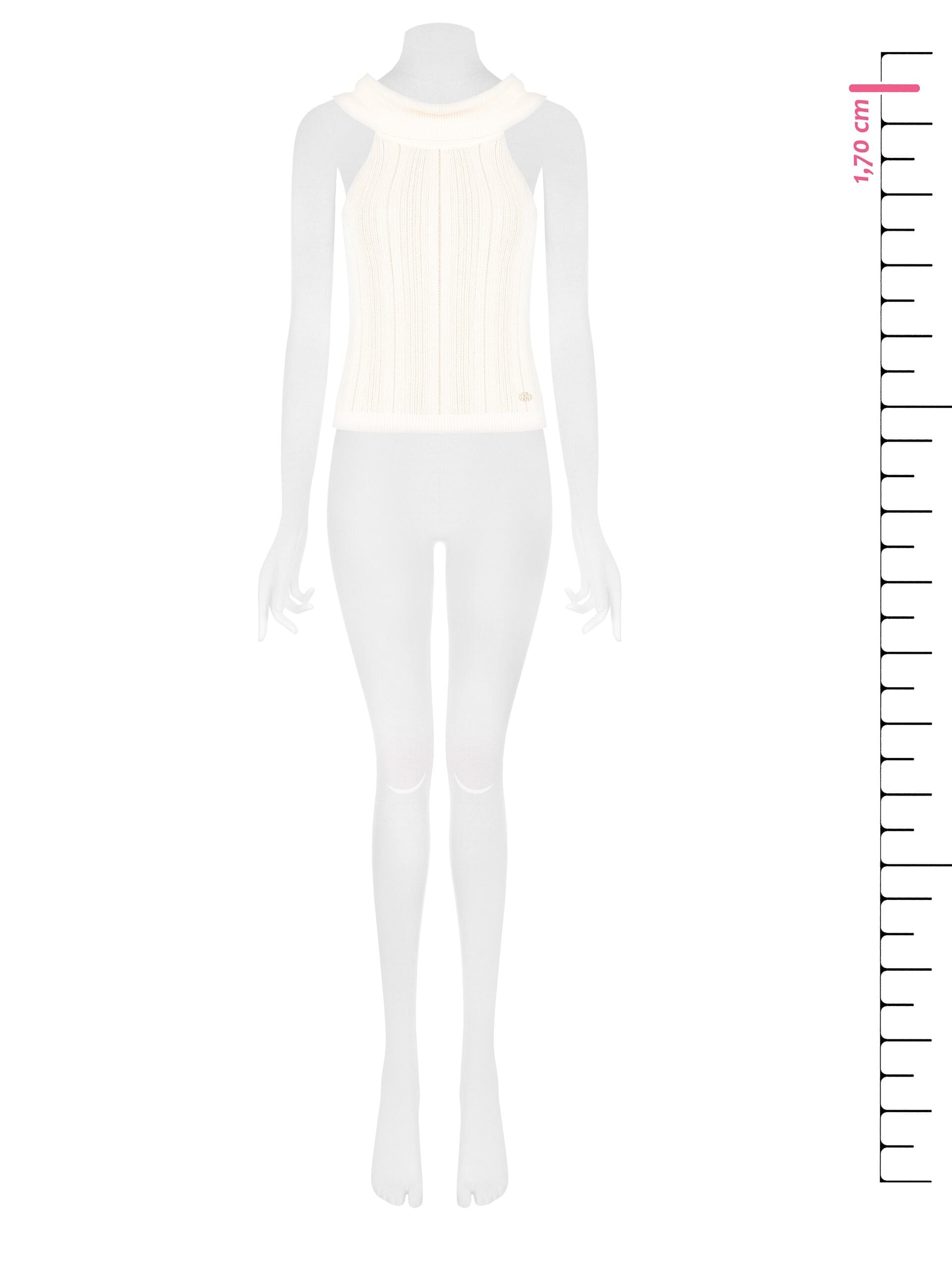 Top Aderente Traforato In Misto Viscosa Rinascimento