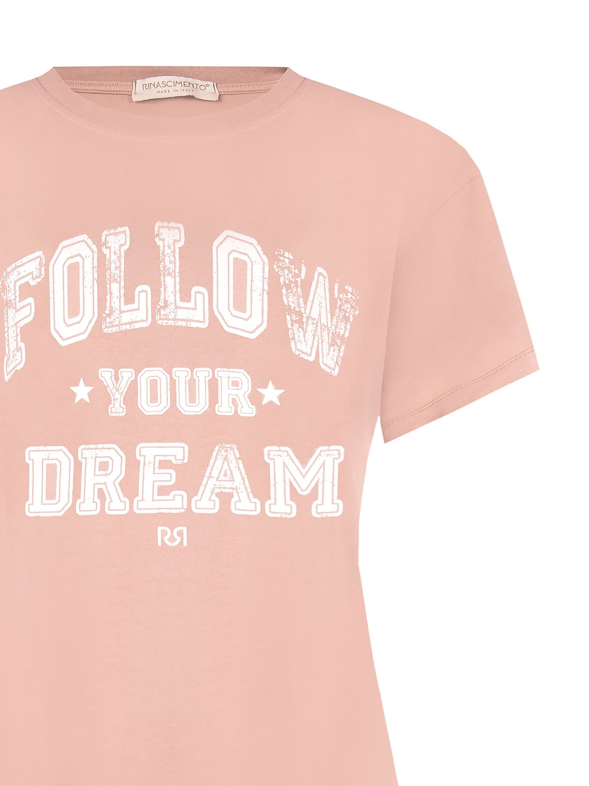 T-Shirt Regular In Cotone Con Stampa Stile Baseball Vintage Rinascimento