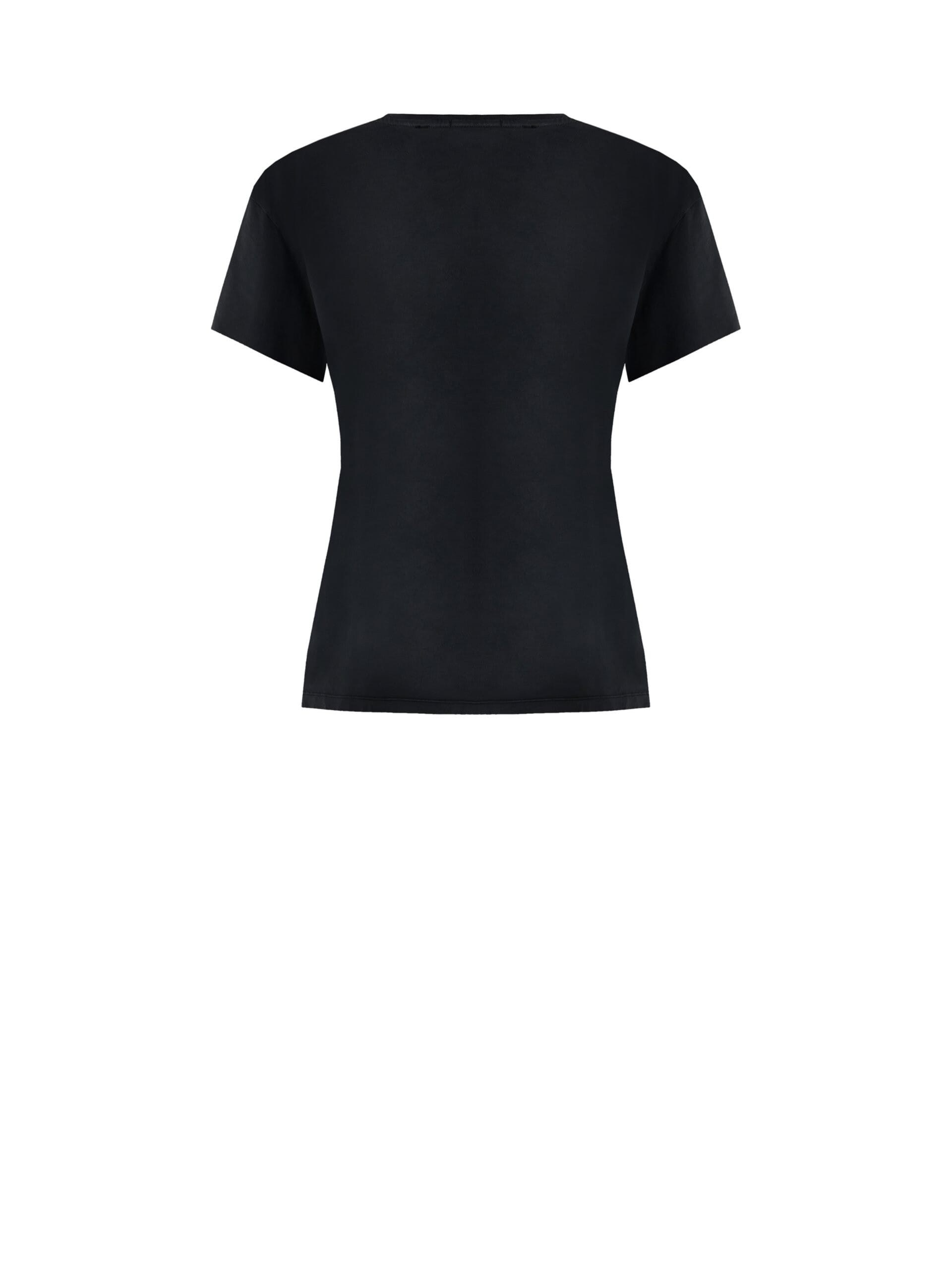 T-Shirt Regular In Cotone Con Stampa Vintage Rinascimento