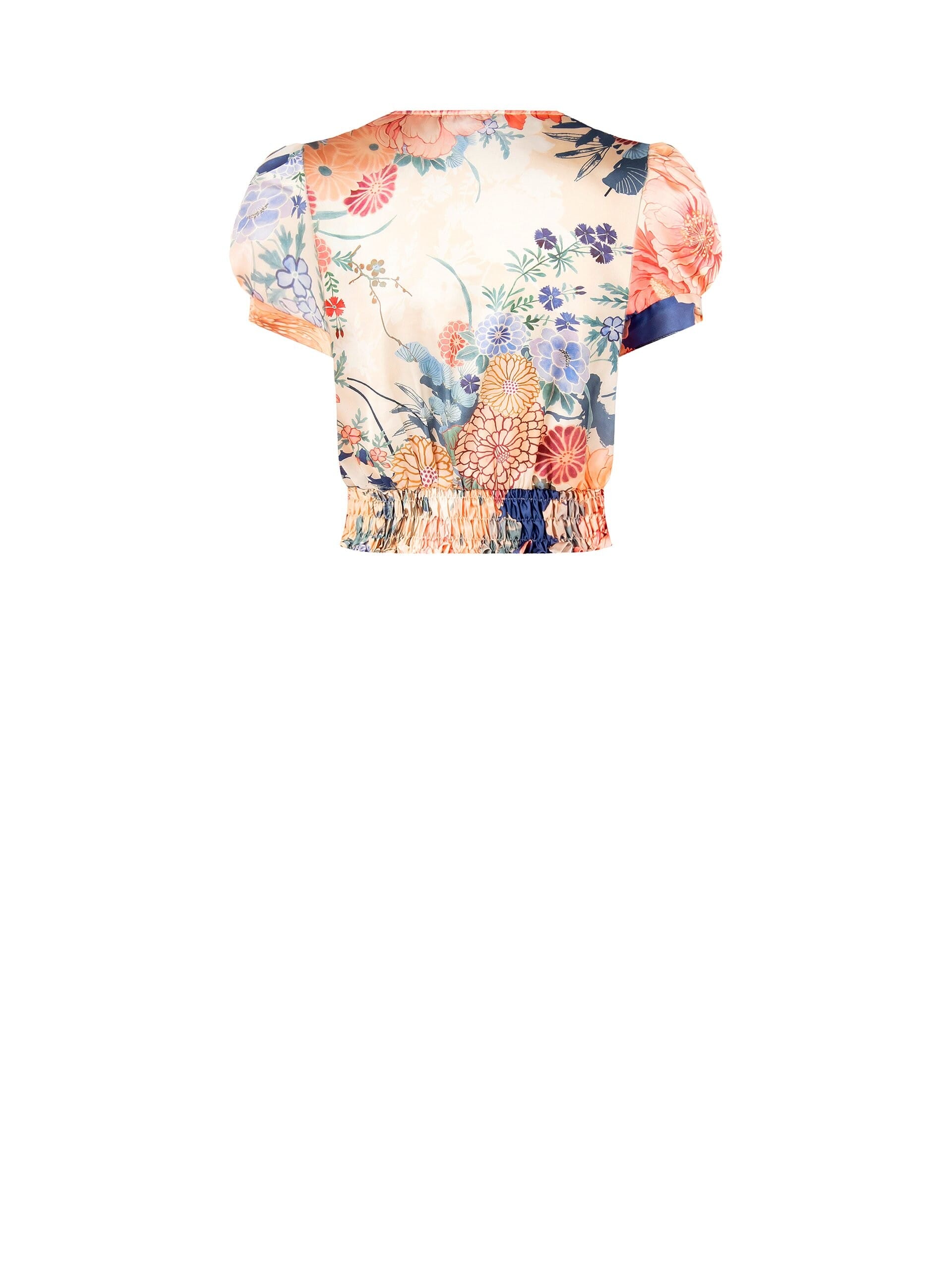 Top In Raso Con Scollo A V Incrociato Rinascimento