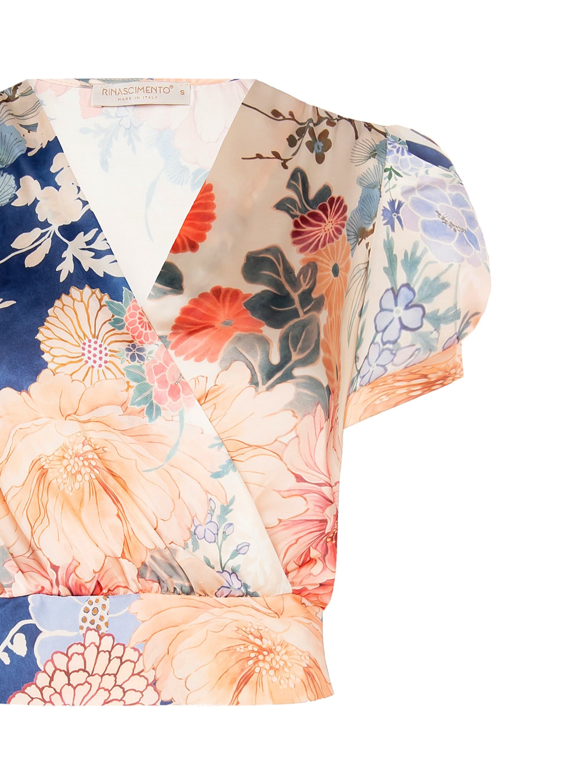 Top In Raso Con Scollo A V Incrociato Rinascimento