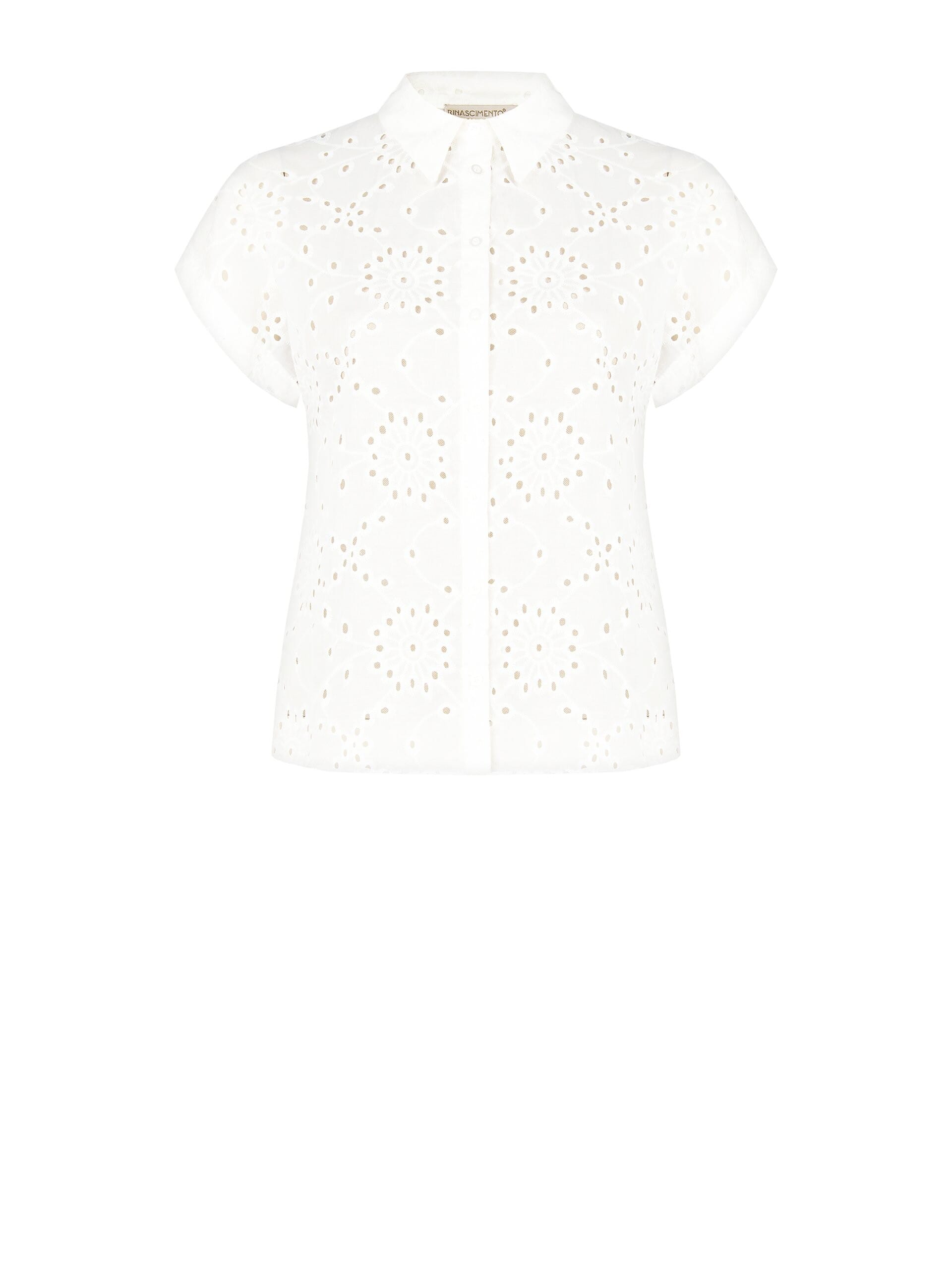 Chemise Curvy en coton Sangallo Rinascimento