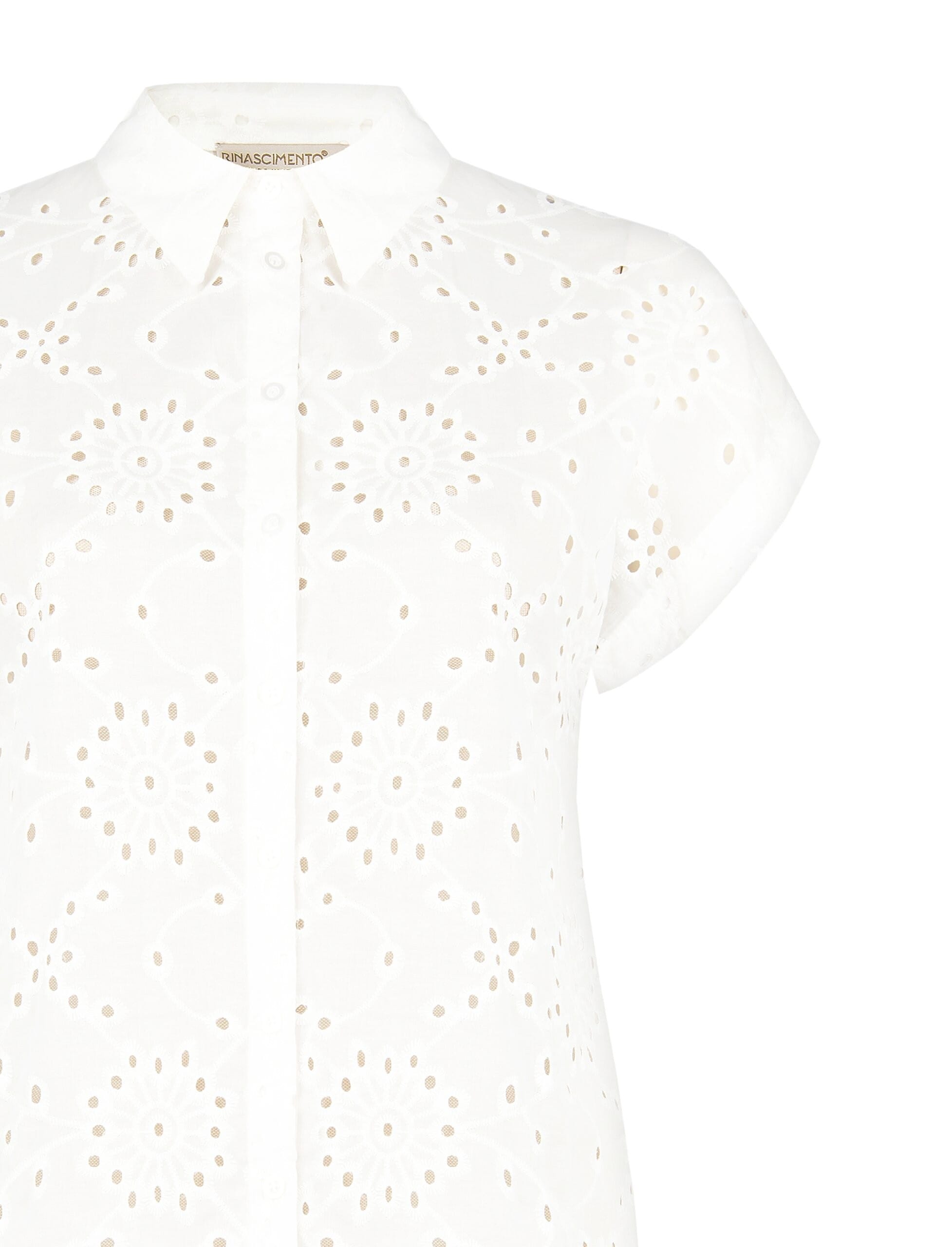 Chemise Curvy en coton Sangallo Rinascimento