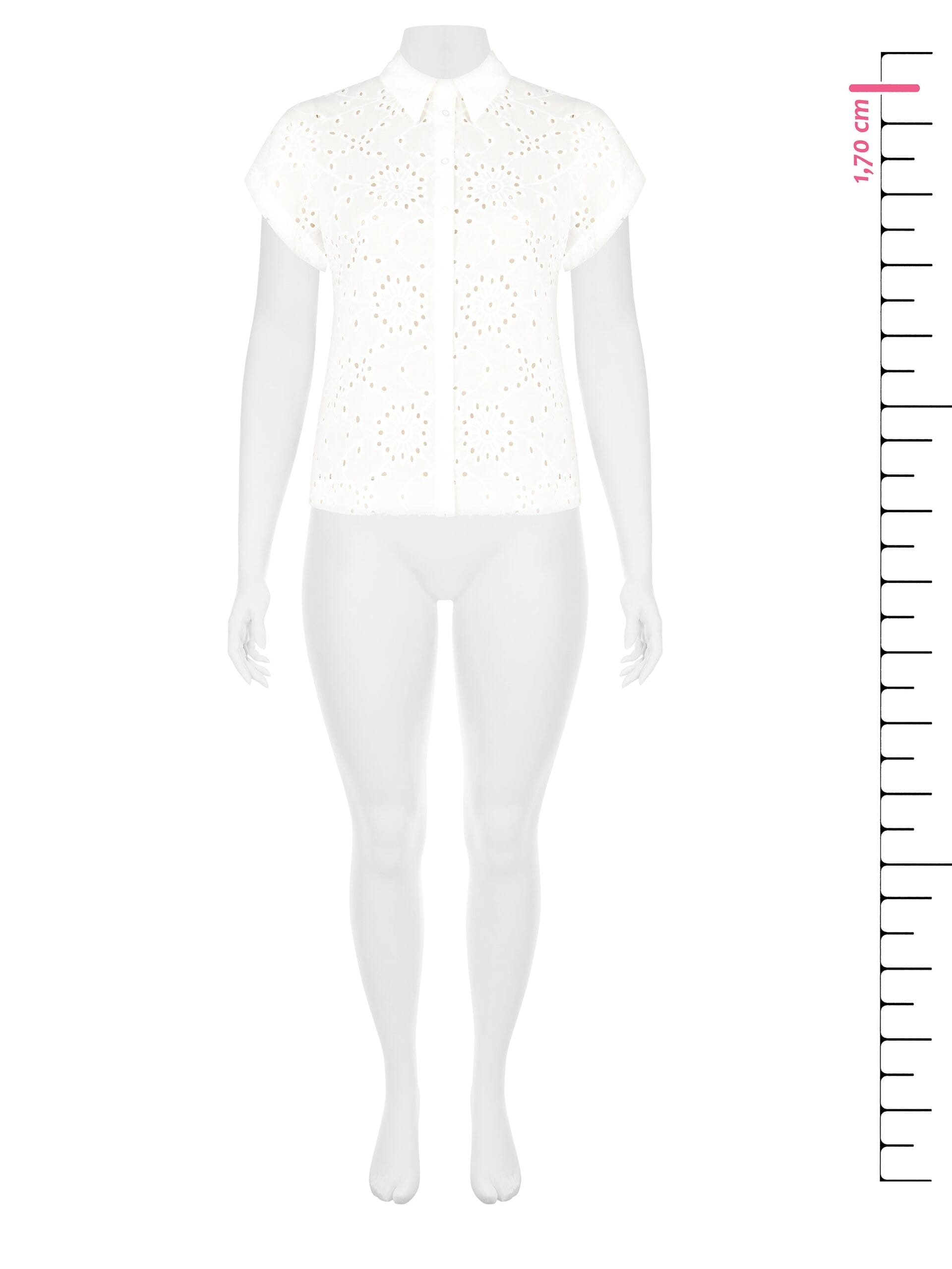 Chemise Curvy en coton Sangallo Rinascimento