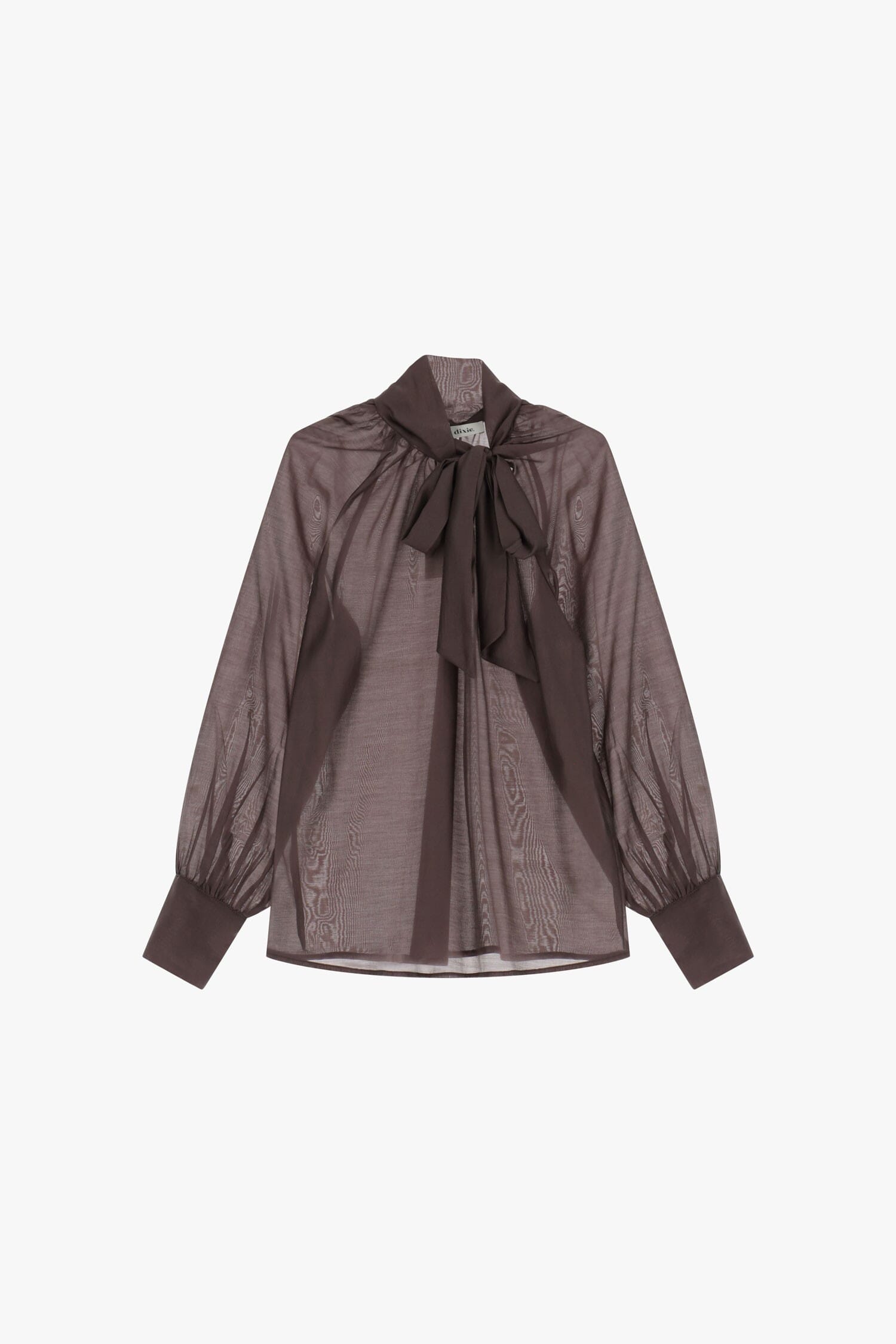 Camicia Con Fiocco E Maniche Lunghe Dixie