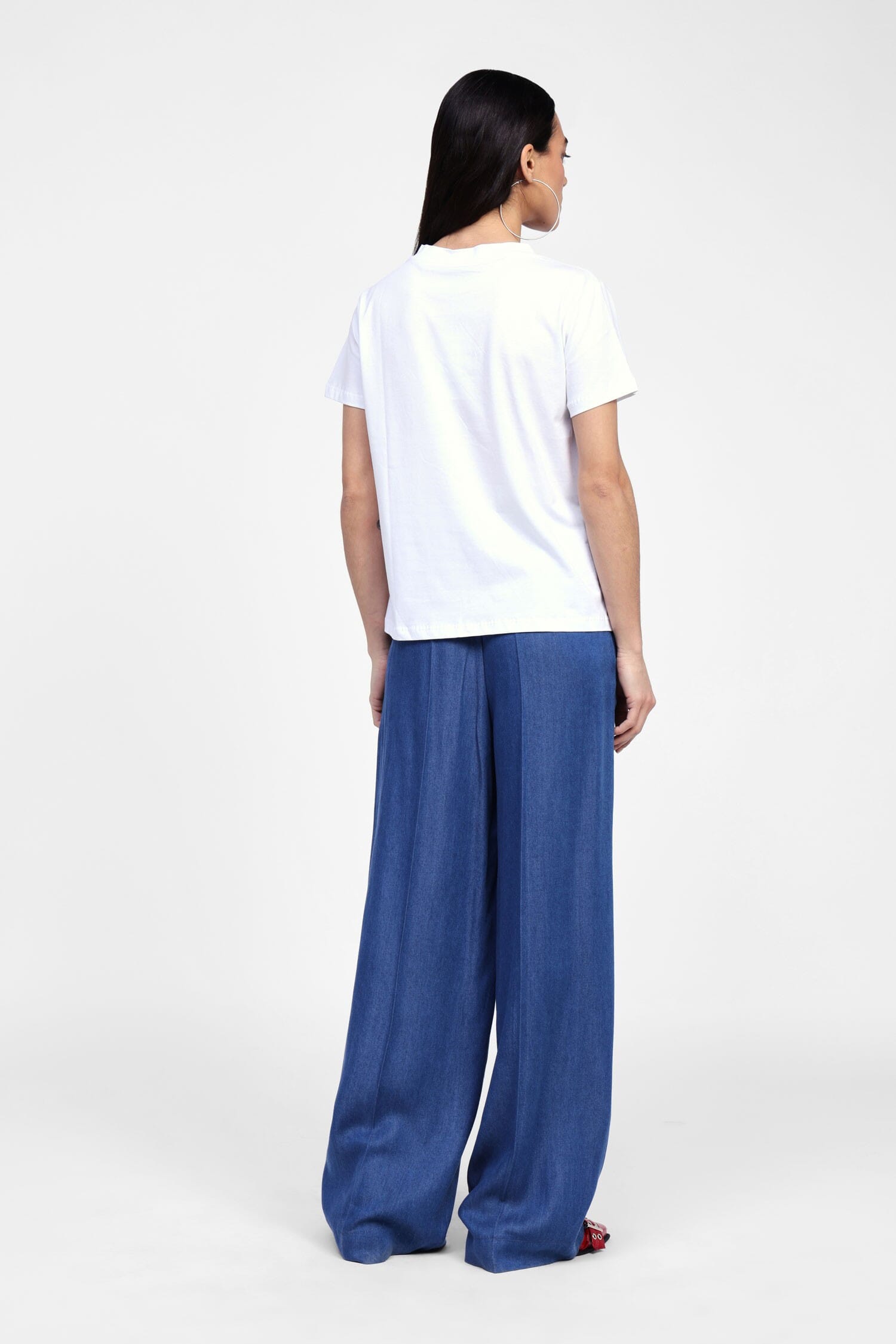 Pantaloni Palazzo Chambray Dixie